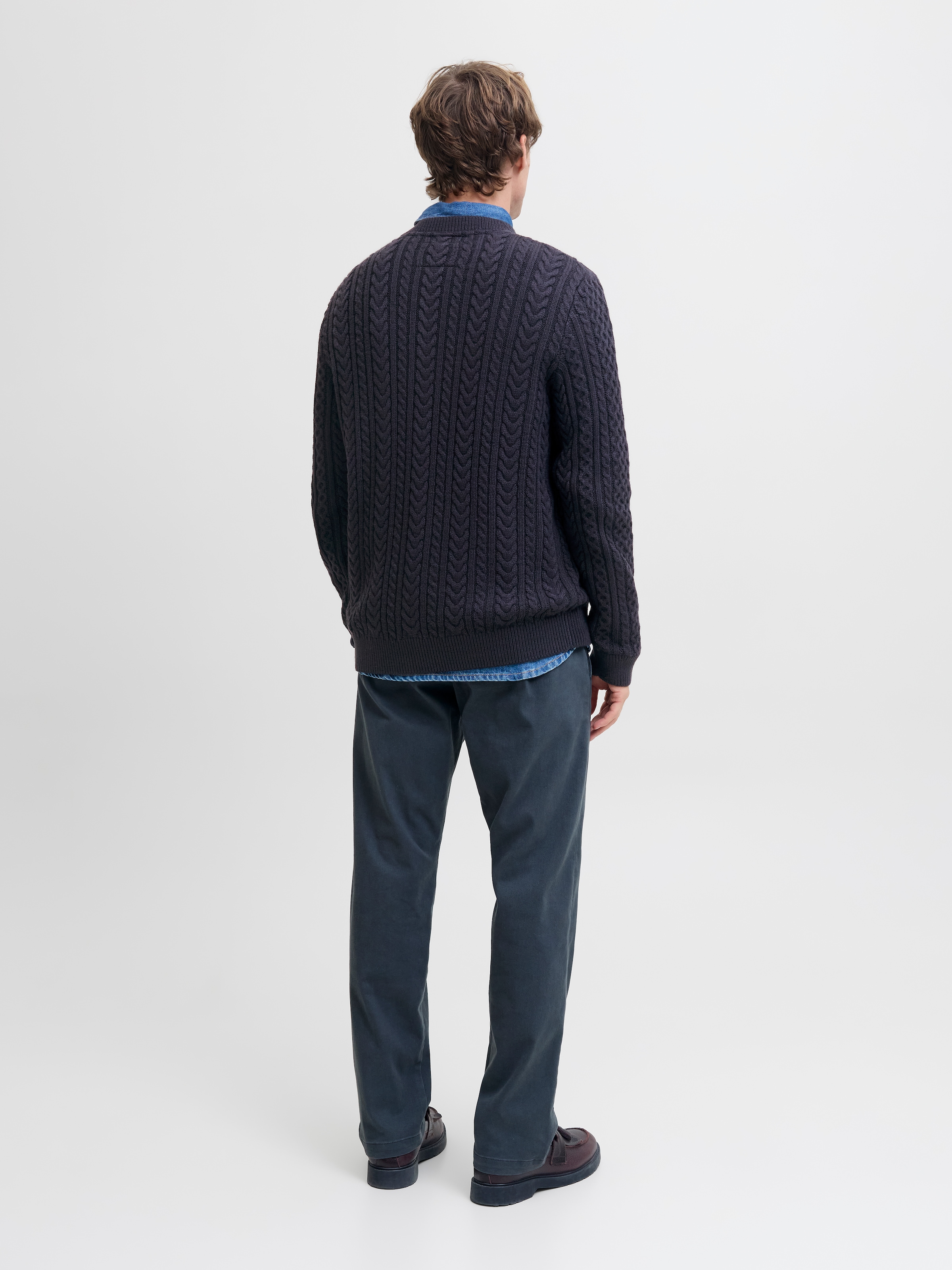 Jack & Jones Strickpullover »JPRBLUSEAN KNIT CABLE CREW NECK SN«