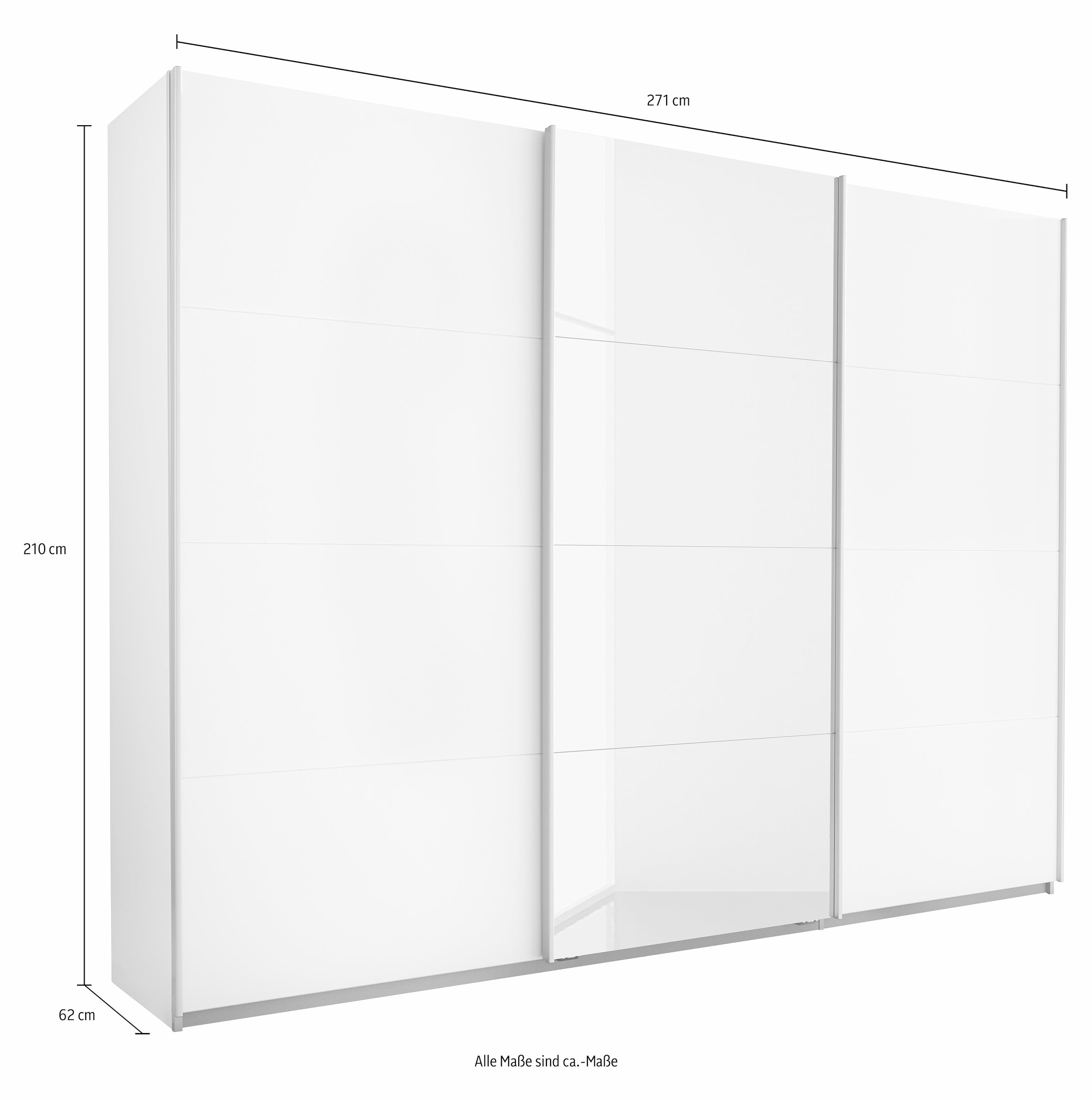 rauch Schwebetürenschrank »Dobene« inkl. Schubkasteneinsatz und Einlegeböden