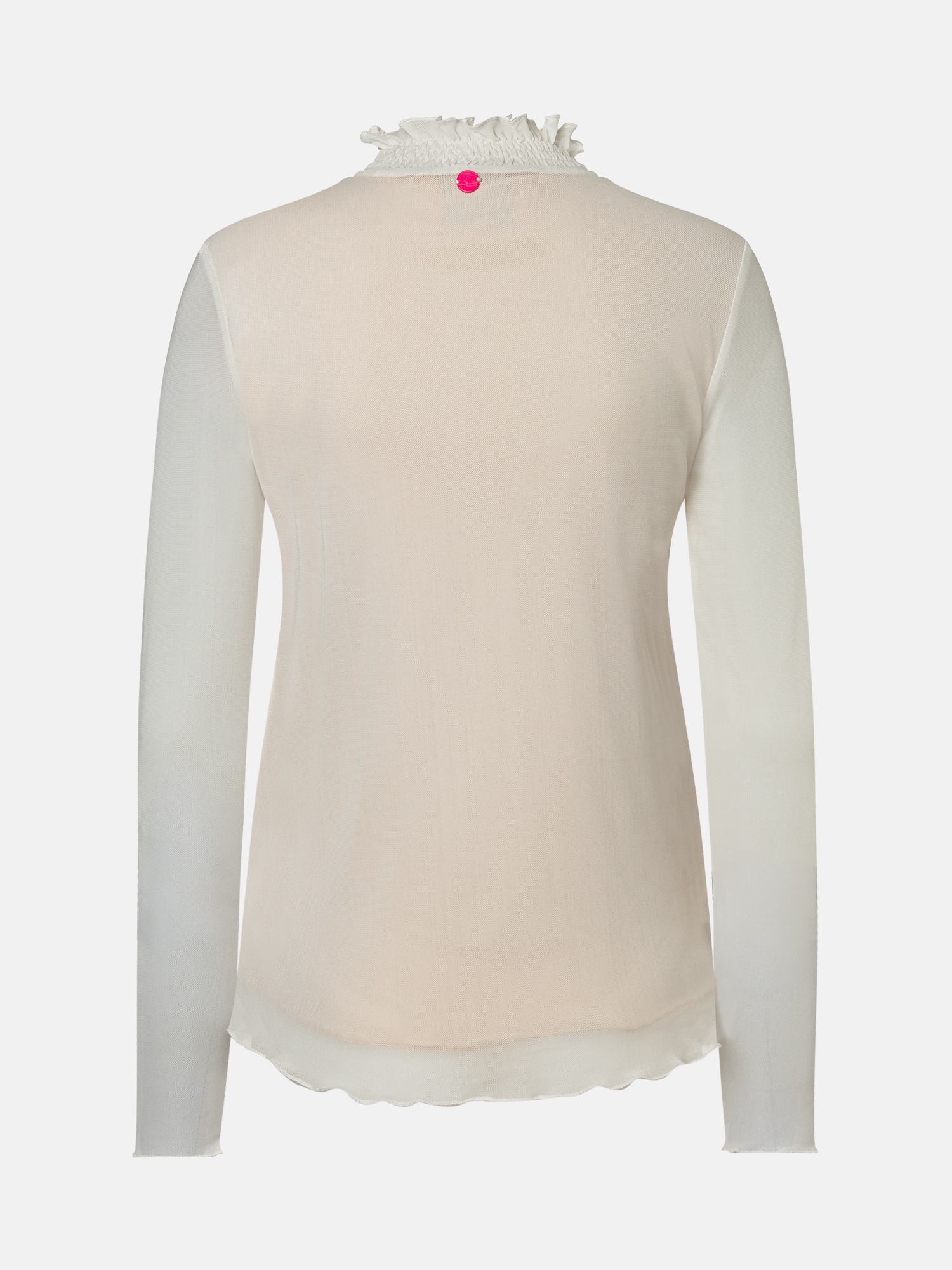 Lieblingsstück Langarmshirt »FridaL« aus Mesh, gerüschter Kragen