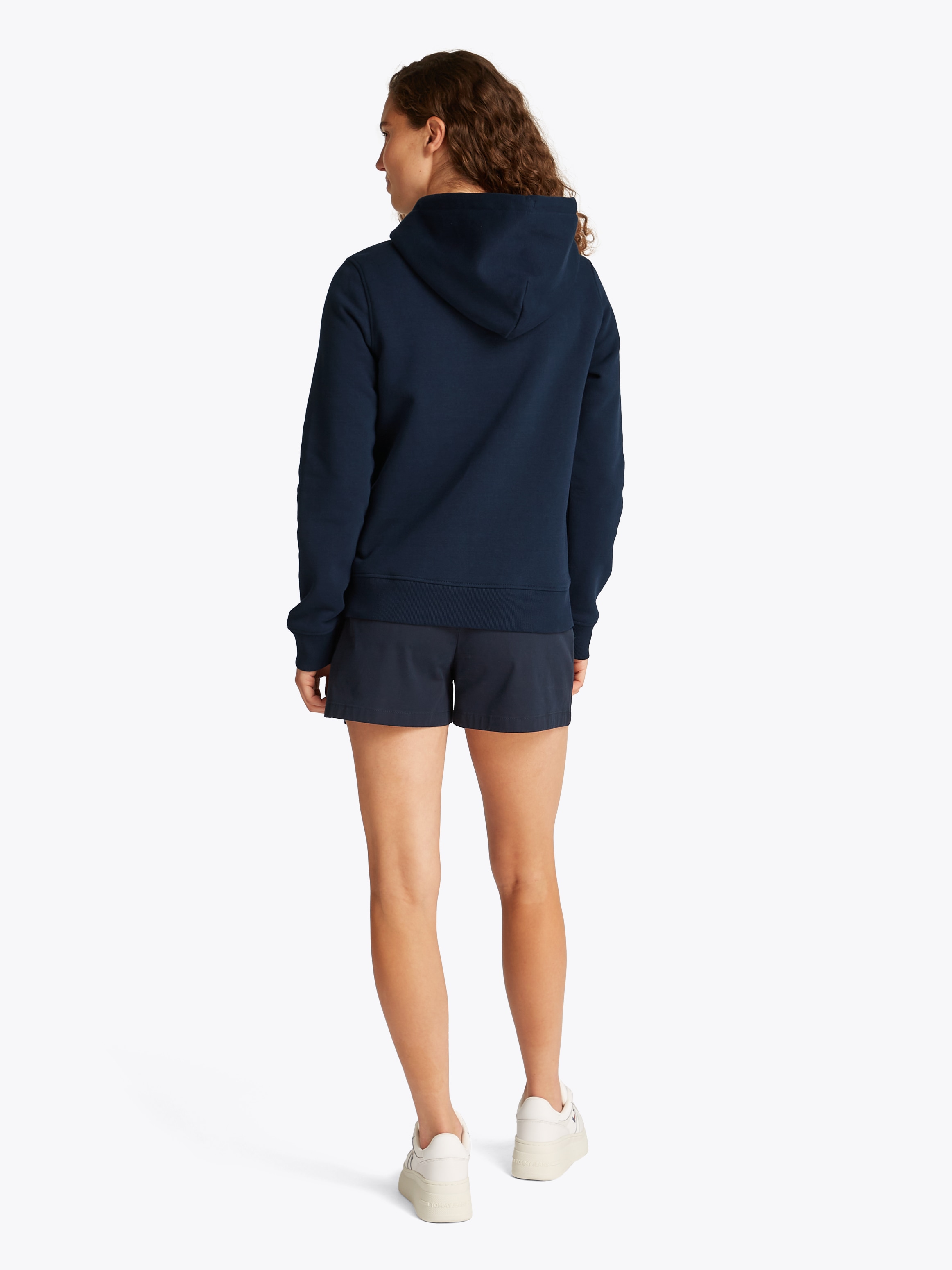 Tommy Jeans Curve Kapuzensweatshirt »TJW REG TONAL LINEAR HOODIE EXT«, in Großen Größen, Kapuze, Logostickerei