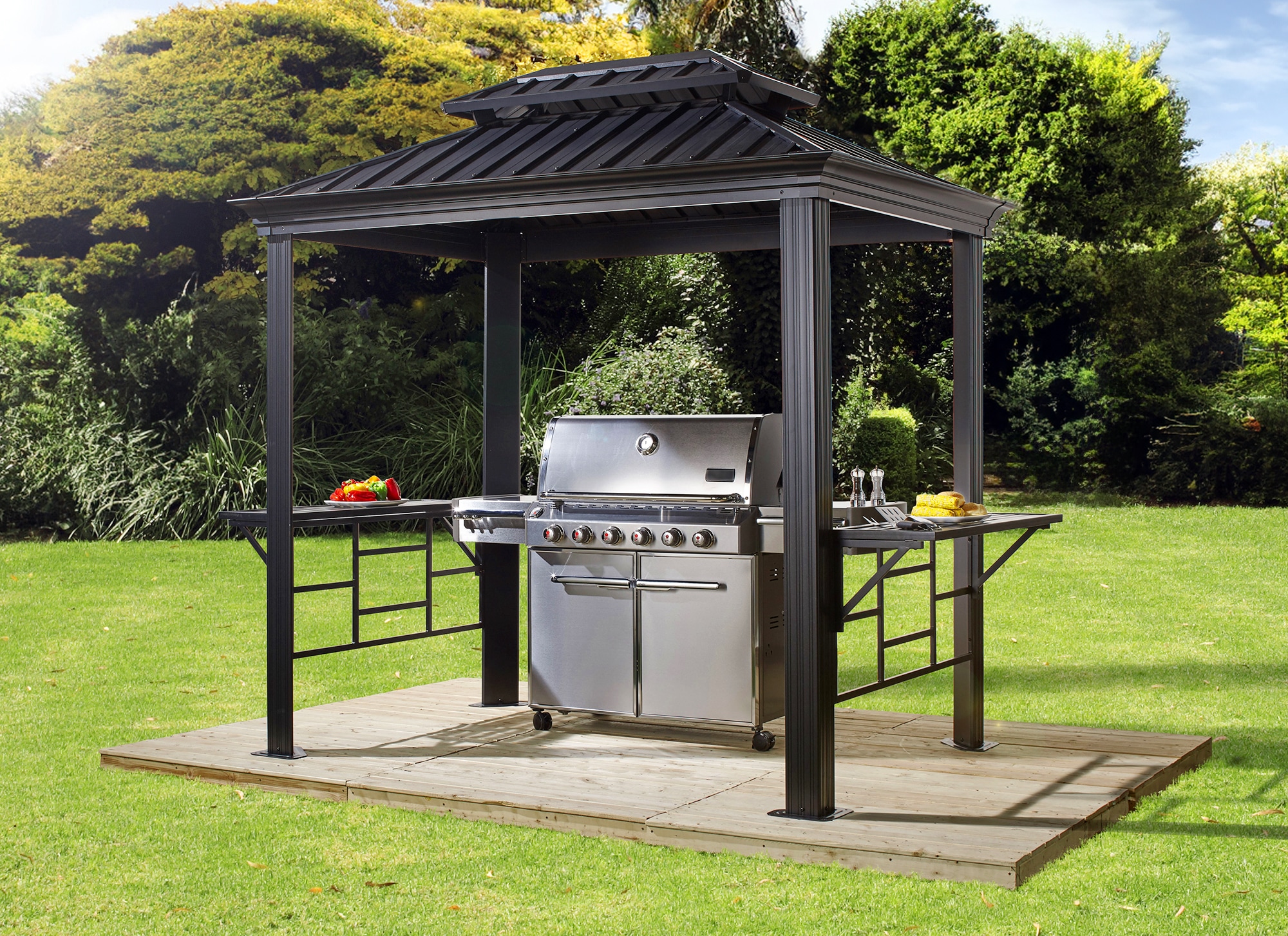 Sojag Grillpavillon »BBQ Messina«, BxT: 179x292 cm