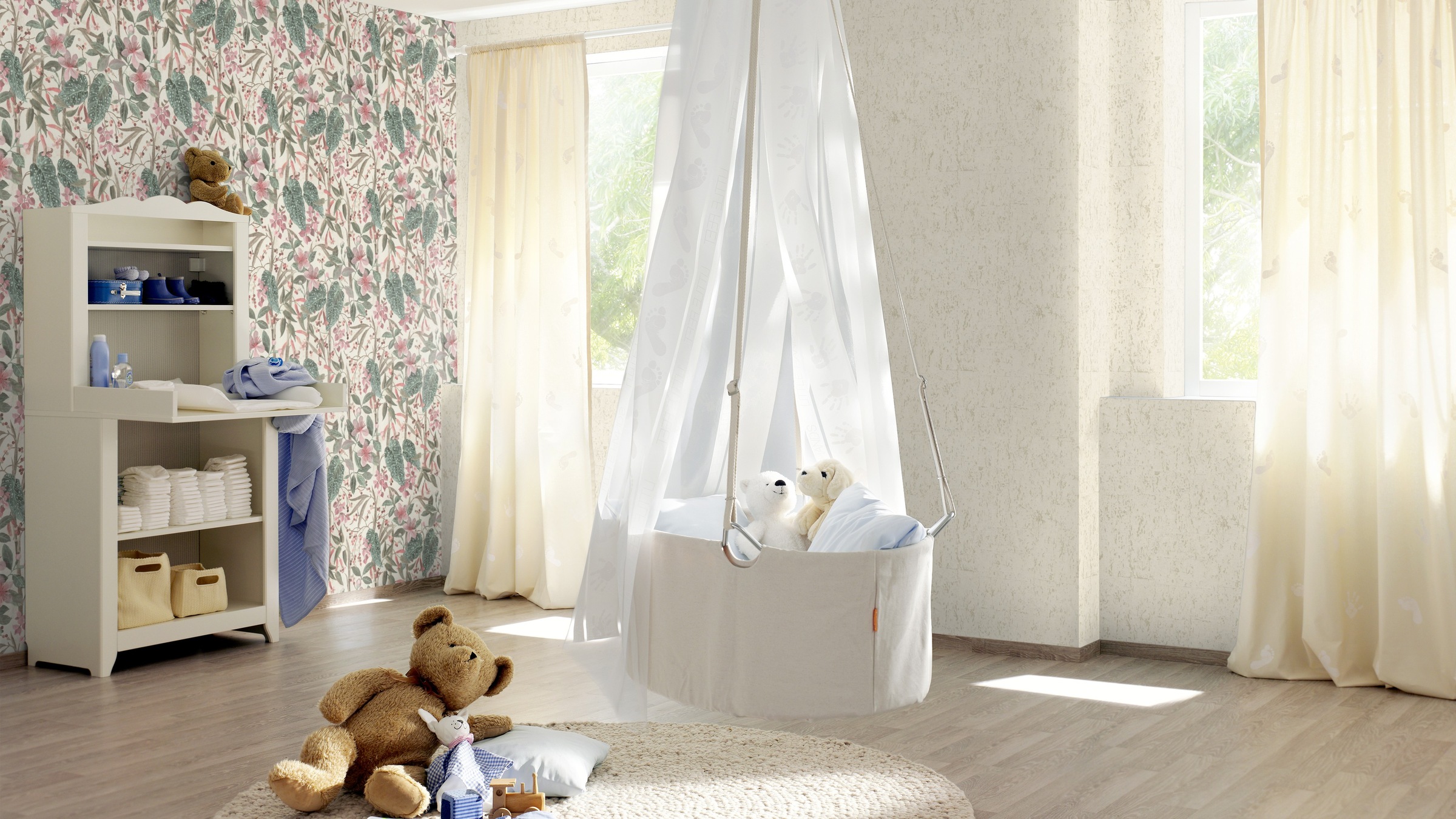 Rasch Vliestapete »Vliestapete Curiosity 538212« botanisch strukturiert Pflanzen