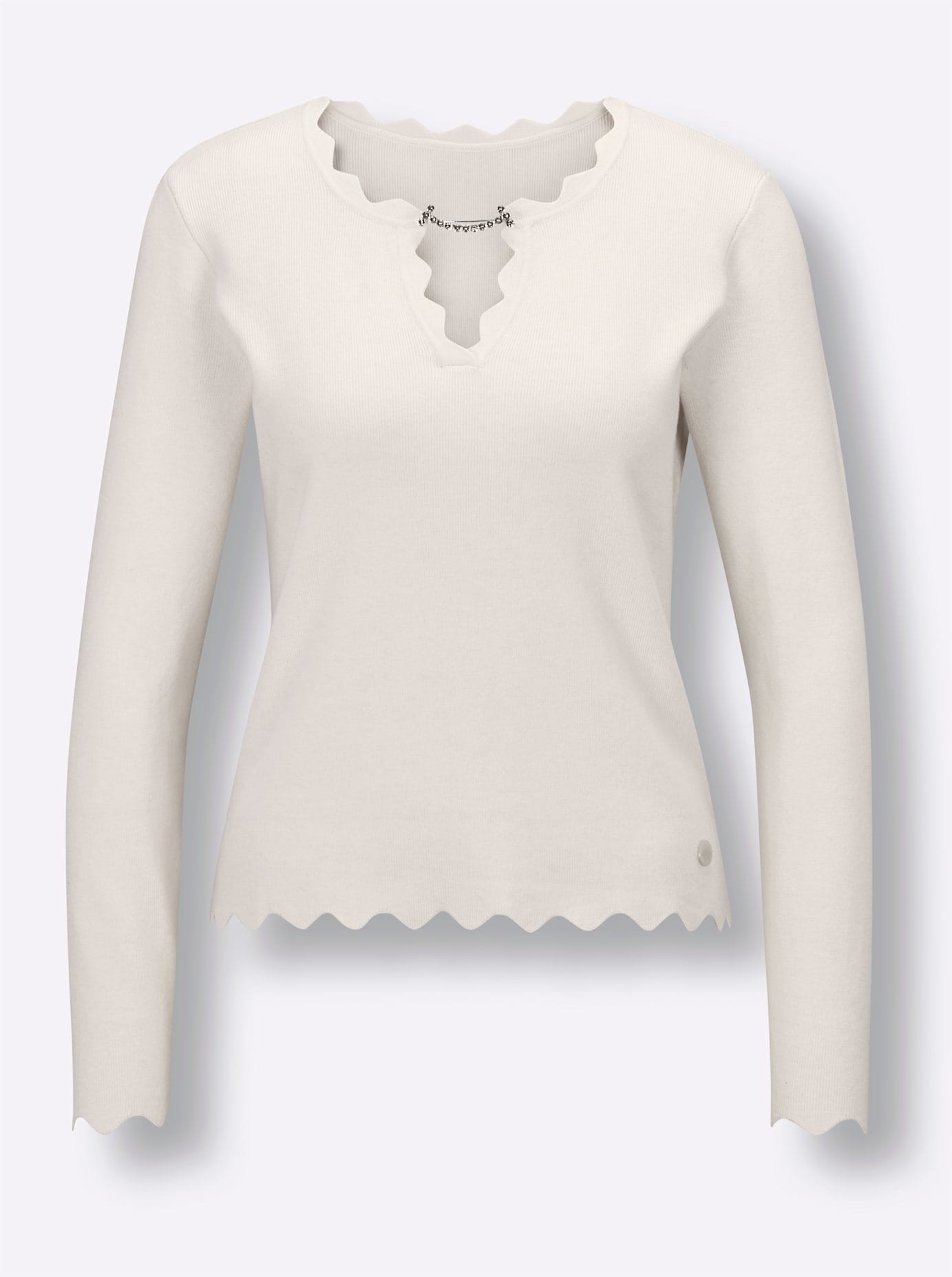 CREATION L PREMIUM Strickpullover »Seiden-Viskose-Pullover«