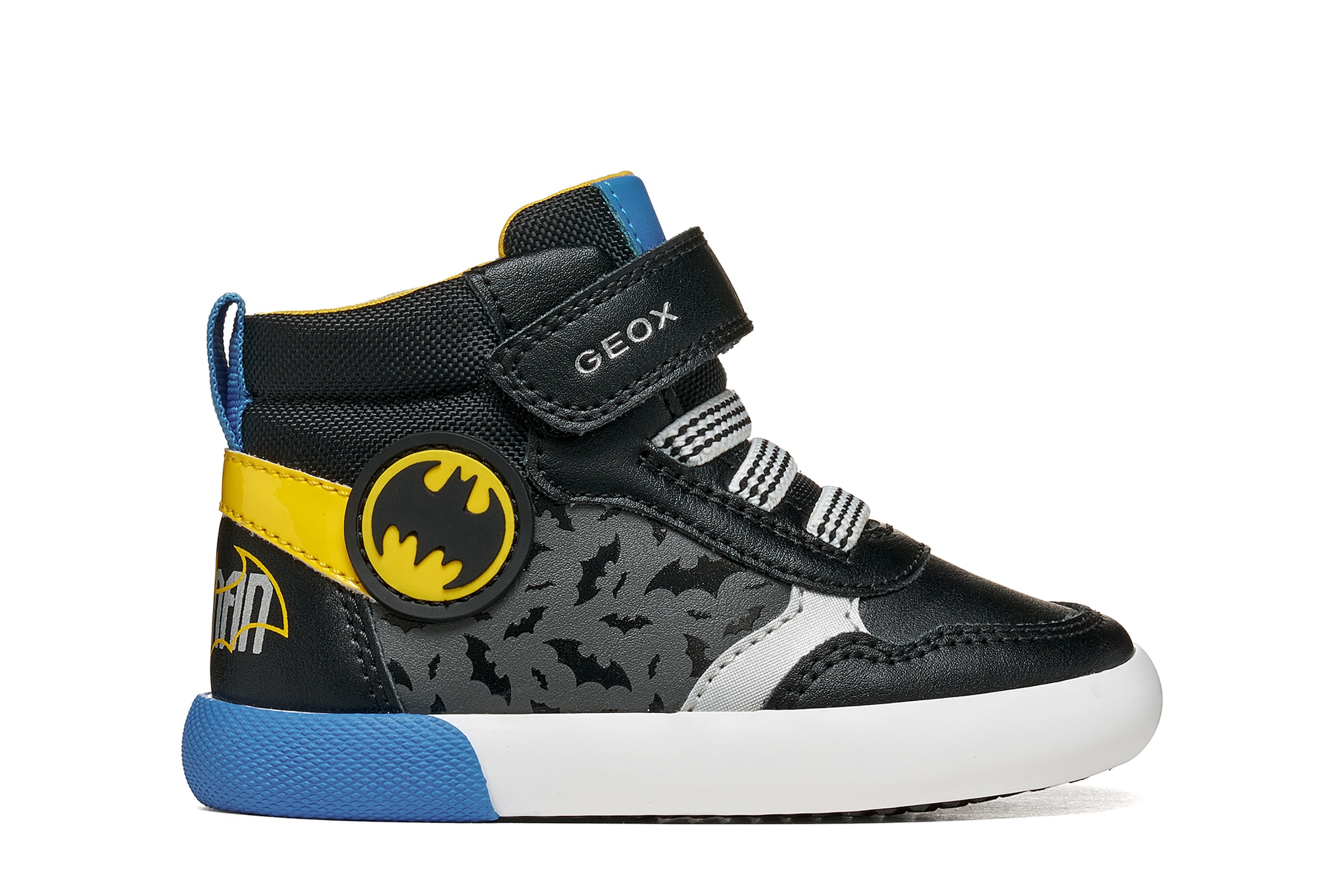 Geox Sneaker »B GISLI BOY«  Freizeitboots, High-Top-Sneaker, Klettschuh mit BATMAN Motiv