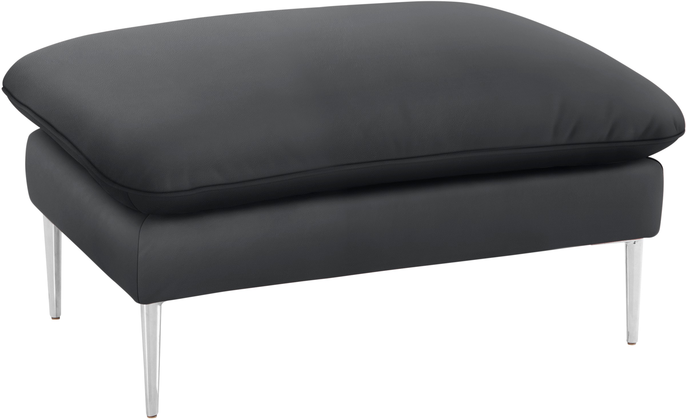 W.SCHILLIG Hocker »enjoy&MORE«, Füße Chrom glänzend, Breite 106 cm