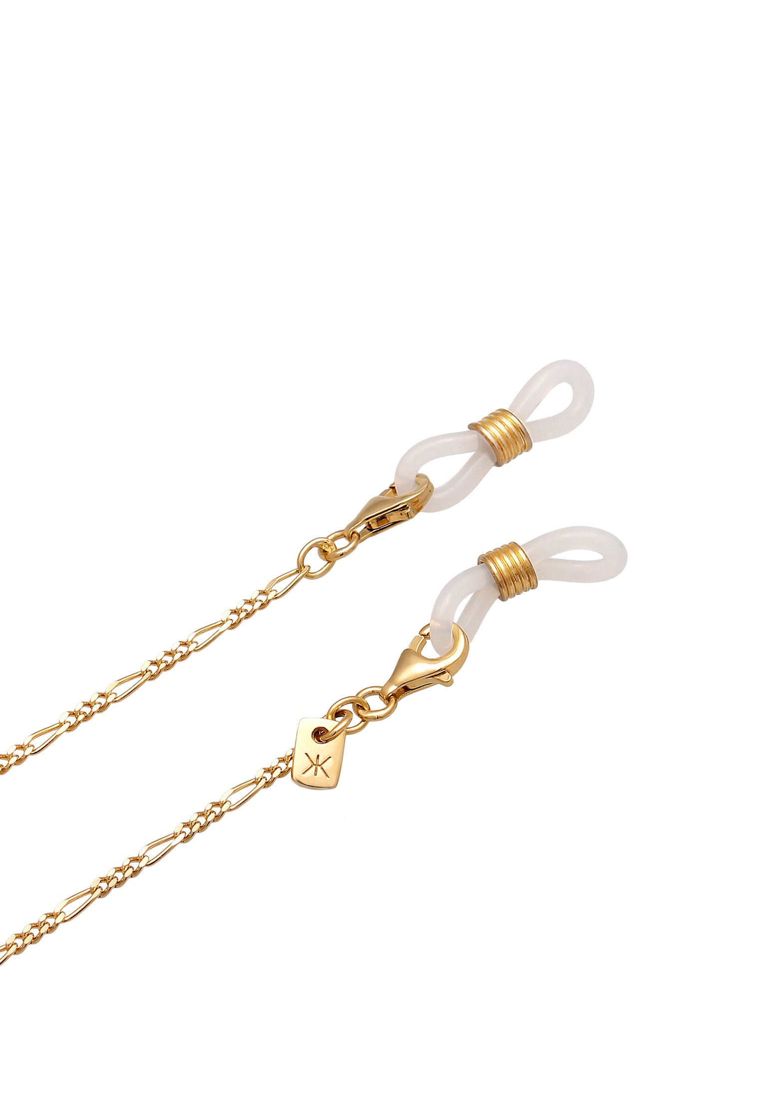 Kuzzoi Schmuckset »Schmuckzubehör Brillenkette Figaro Gliederkette 925 Sterling Silber« ()