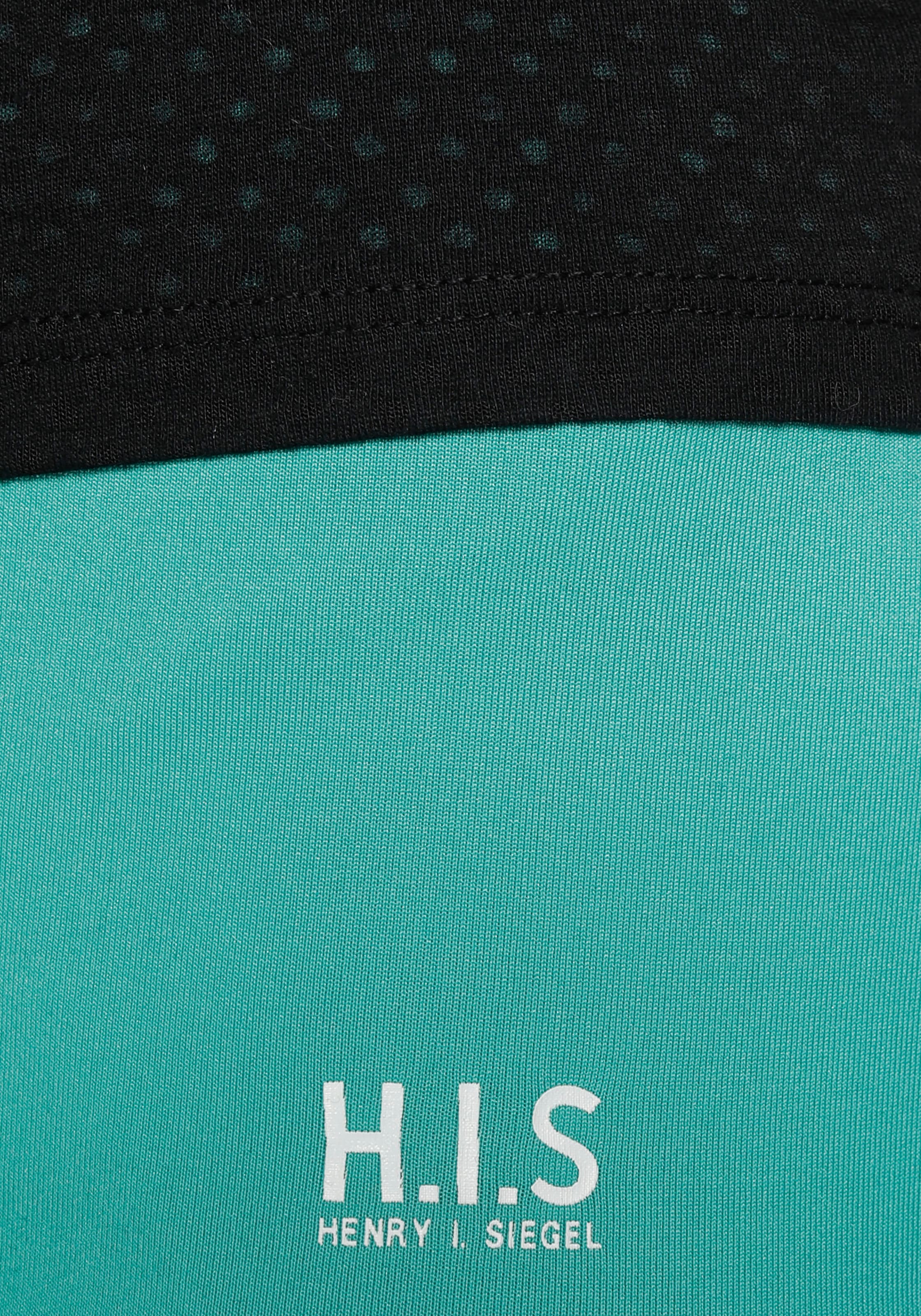 H.I.S Trainingsshirt »2-tlg. Shirt & Top«, (Spar-Set, 2 tlg.), Kurzarm, bequeme Passform, sportlich, atmungsaktives Material