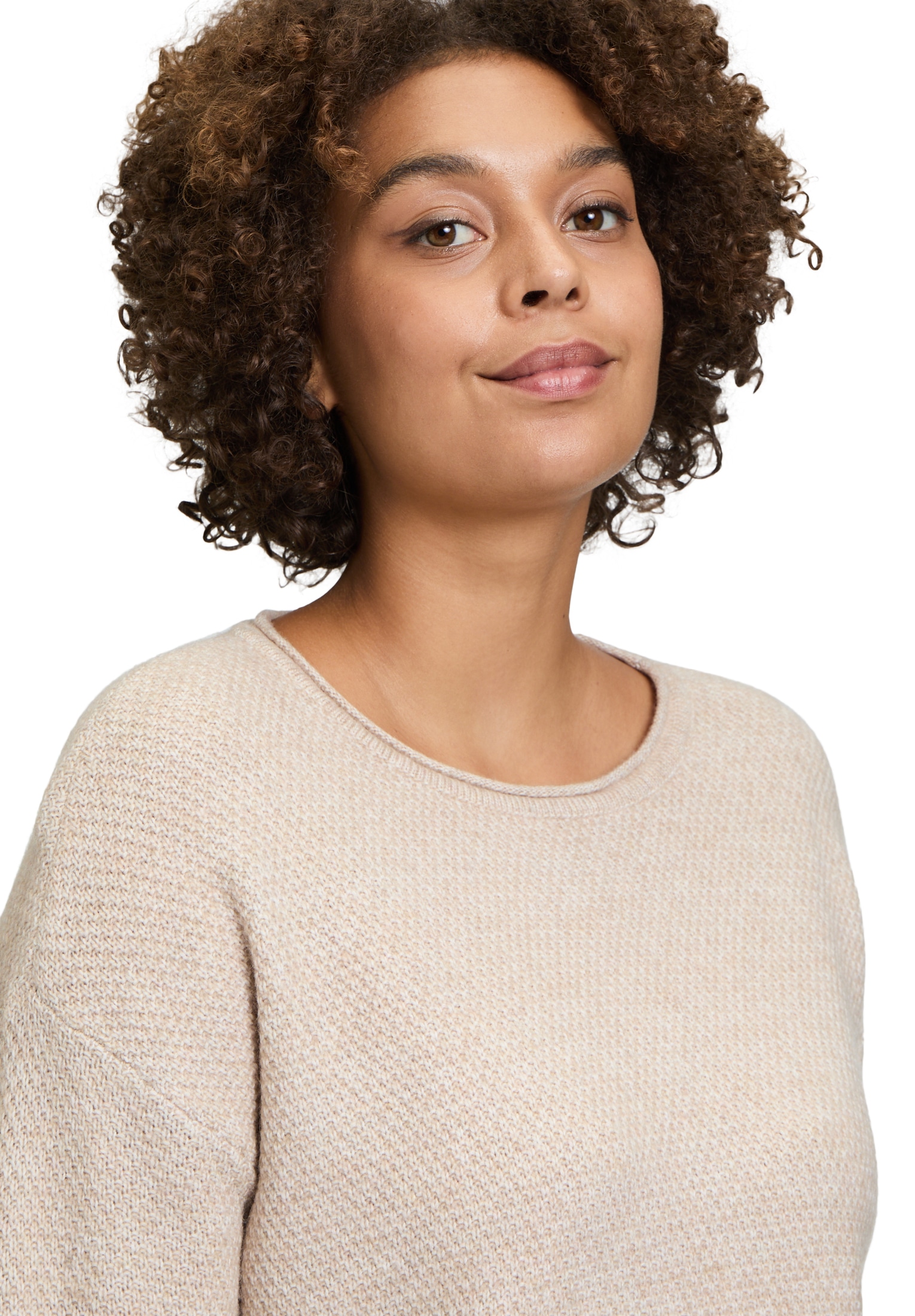Betty&Co Strickpullover »Strickpullover mit Rundhalsausschnitt«