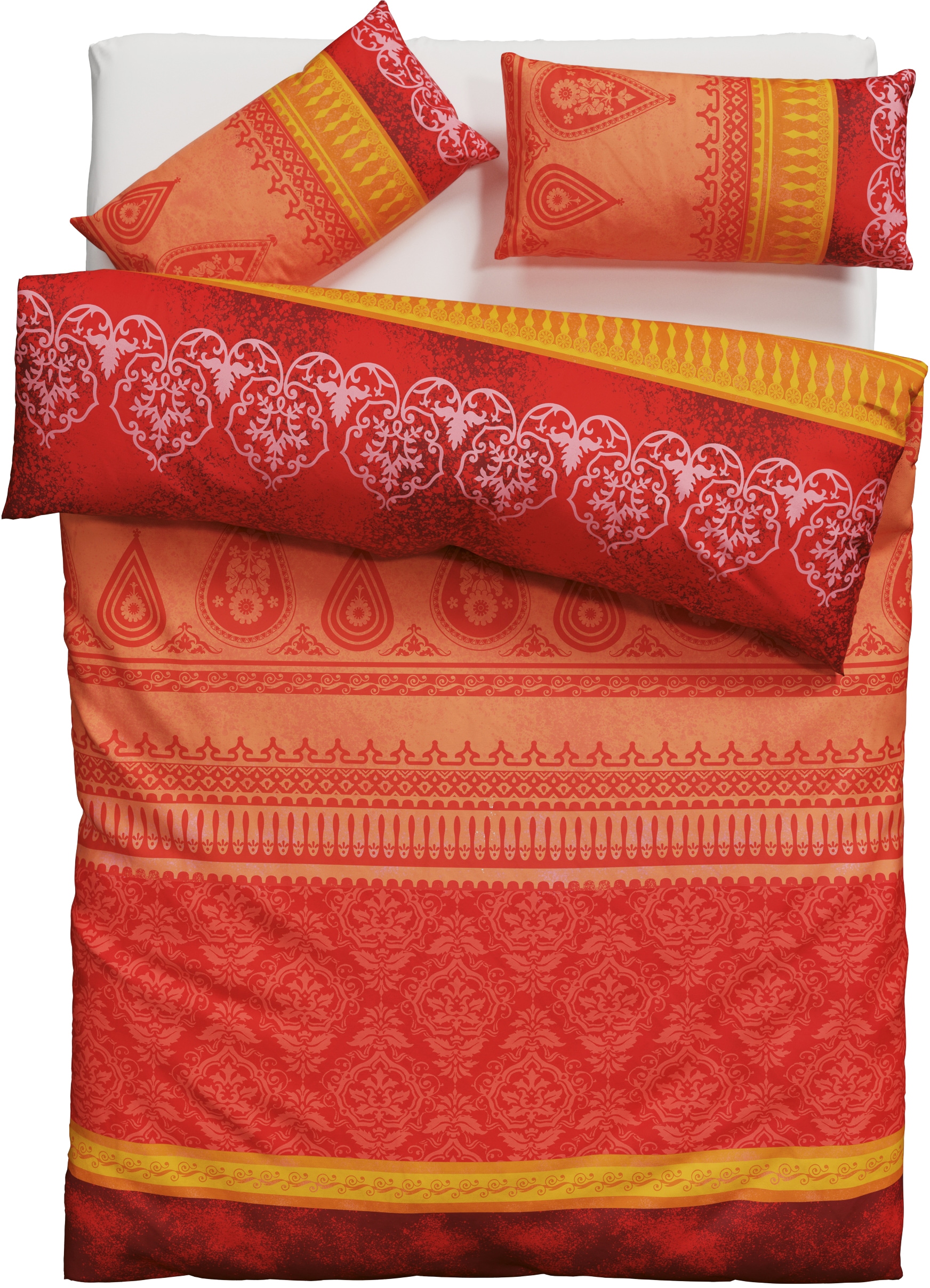 OTTO home Bettwäsche »Sonnenham« 2 in Gr. 135x200 oder 155x220 cm, 100% Baumwolle, Paisley