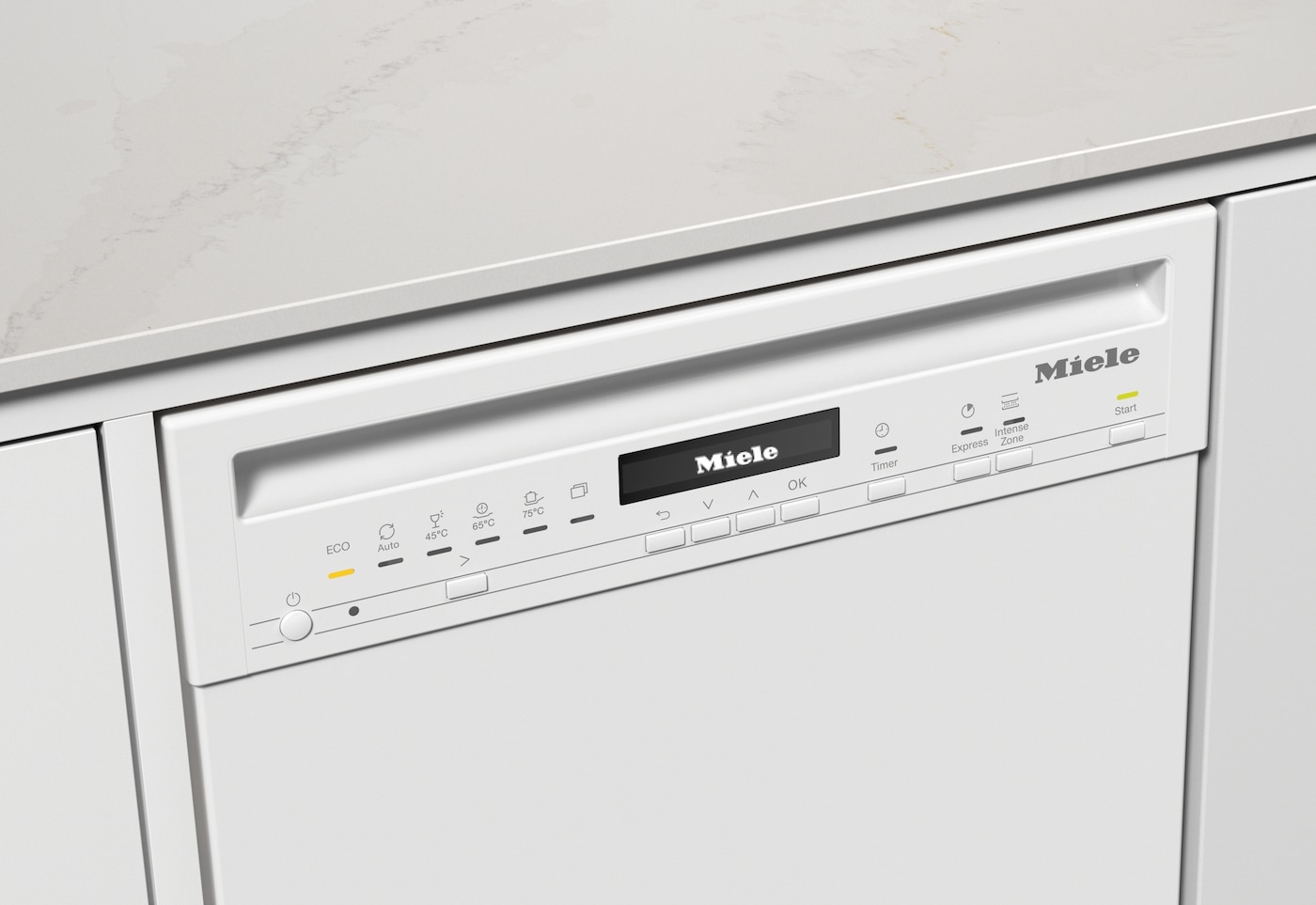 Miele Unterbaugeschirrspüler G 5740 »SCU SL«, 9 Maßgedecke, Brillantweiß