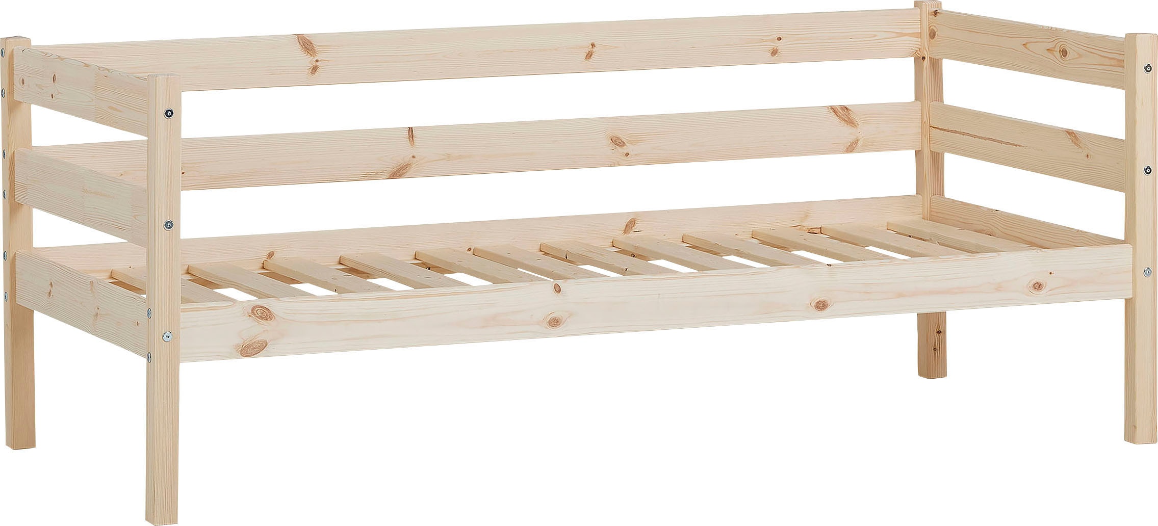 Hoppekids Einzelbett »ECO Comfort Kinderbett, Kiefer Massivholz, Jugendbett inkl. Rollrost« 70x160 cm, wahlweise in verschieden Farben/ Matratze/ Absturzsicherung