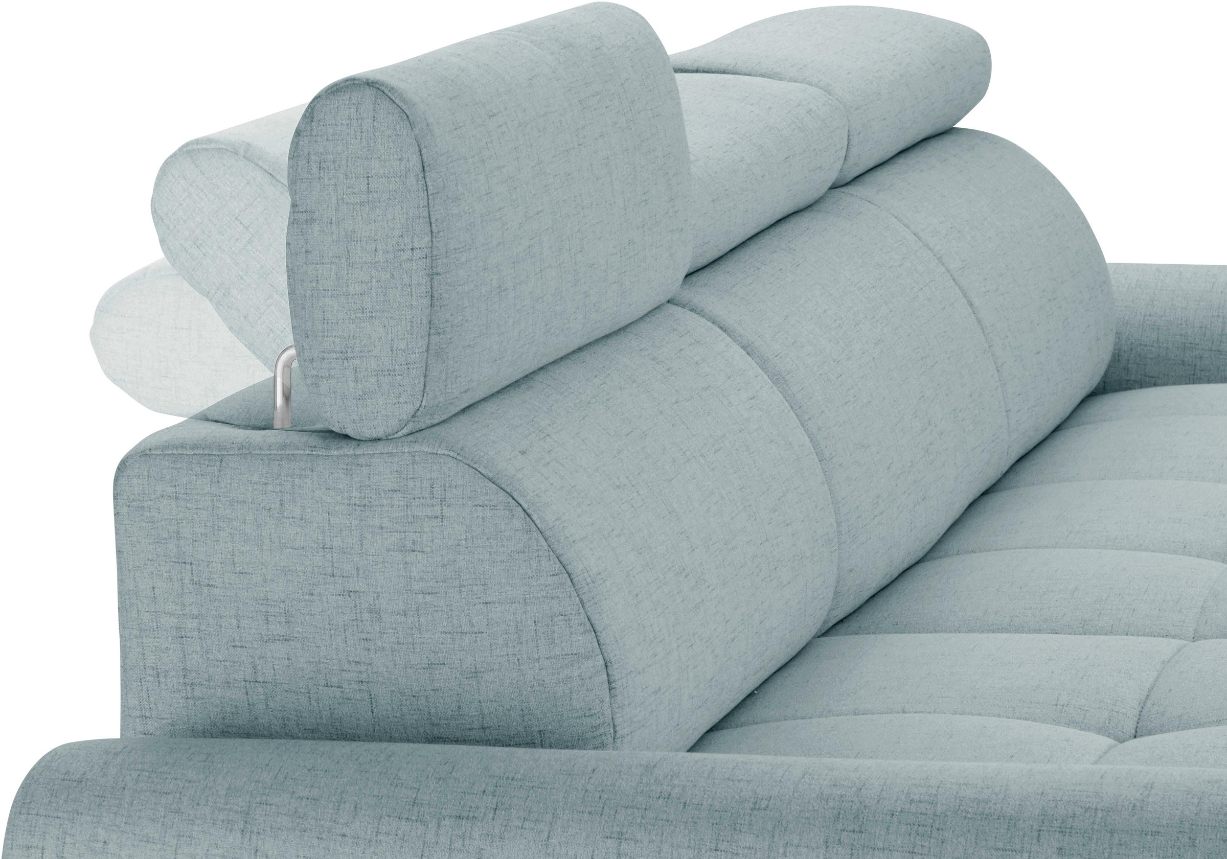 sit&more Ecksofa »Riva L-Form«, inklusive Kopteilverstellung, wahlweise mit Bettfunktion