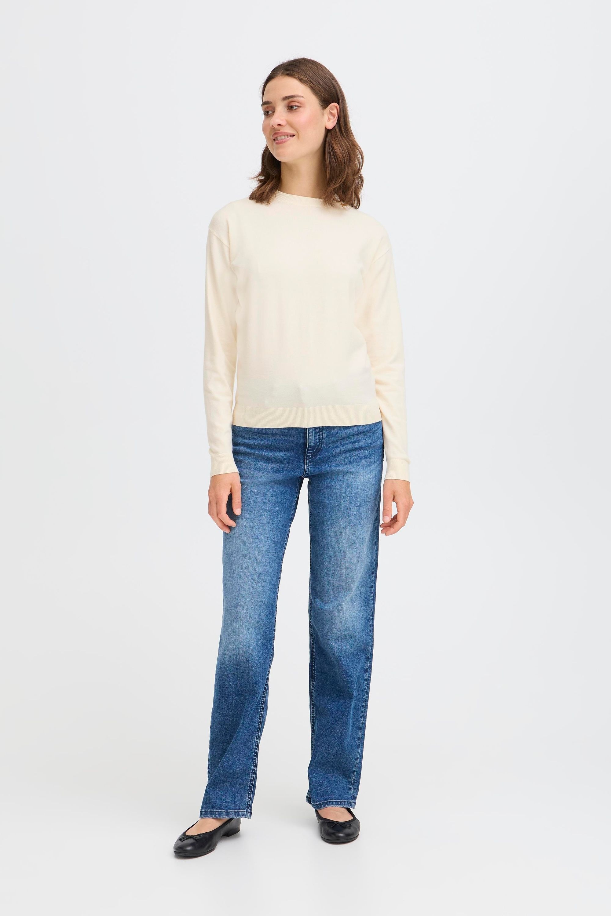 OXMO Strickfleece-Pullover »Strickpullover OXISCANNY LS«