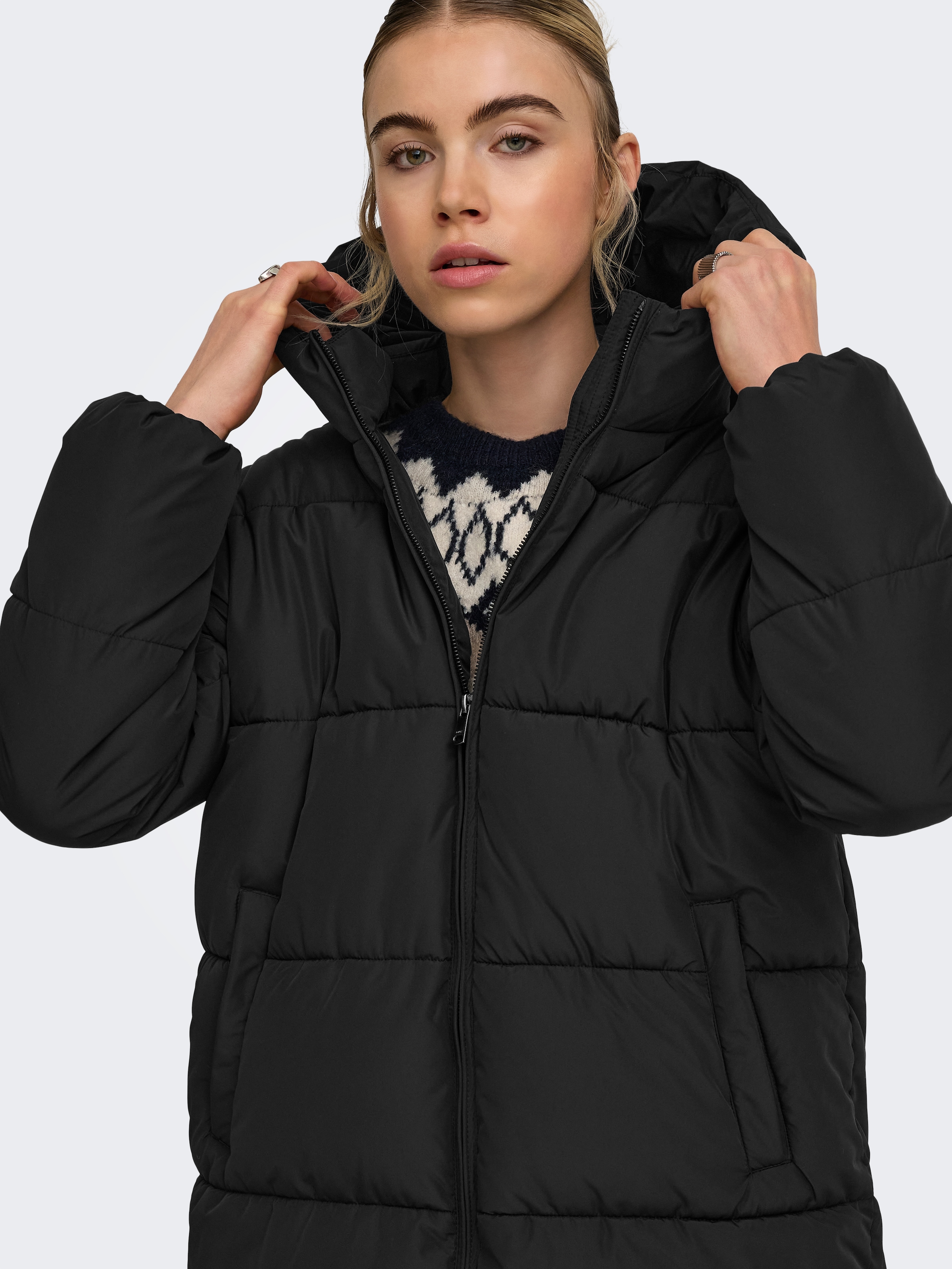 ONLY Steppmantel »ONLJUTA PUFFER COAT OTW« Kunstfaser