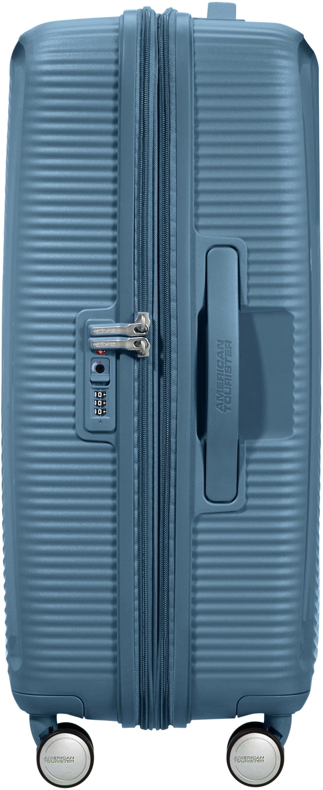 American Tourister® Hartschalen-Trolley »SOUNDBOX, in verschiedenen Farben und Größen«, 4 Rollen, Reisekoffer Trolley Aufgabegepäck TSA-Zahlenschloss Volumenerweiterung