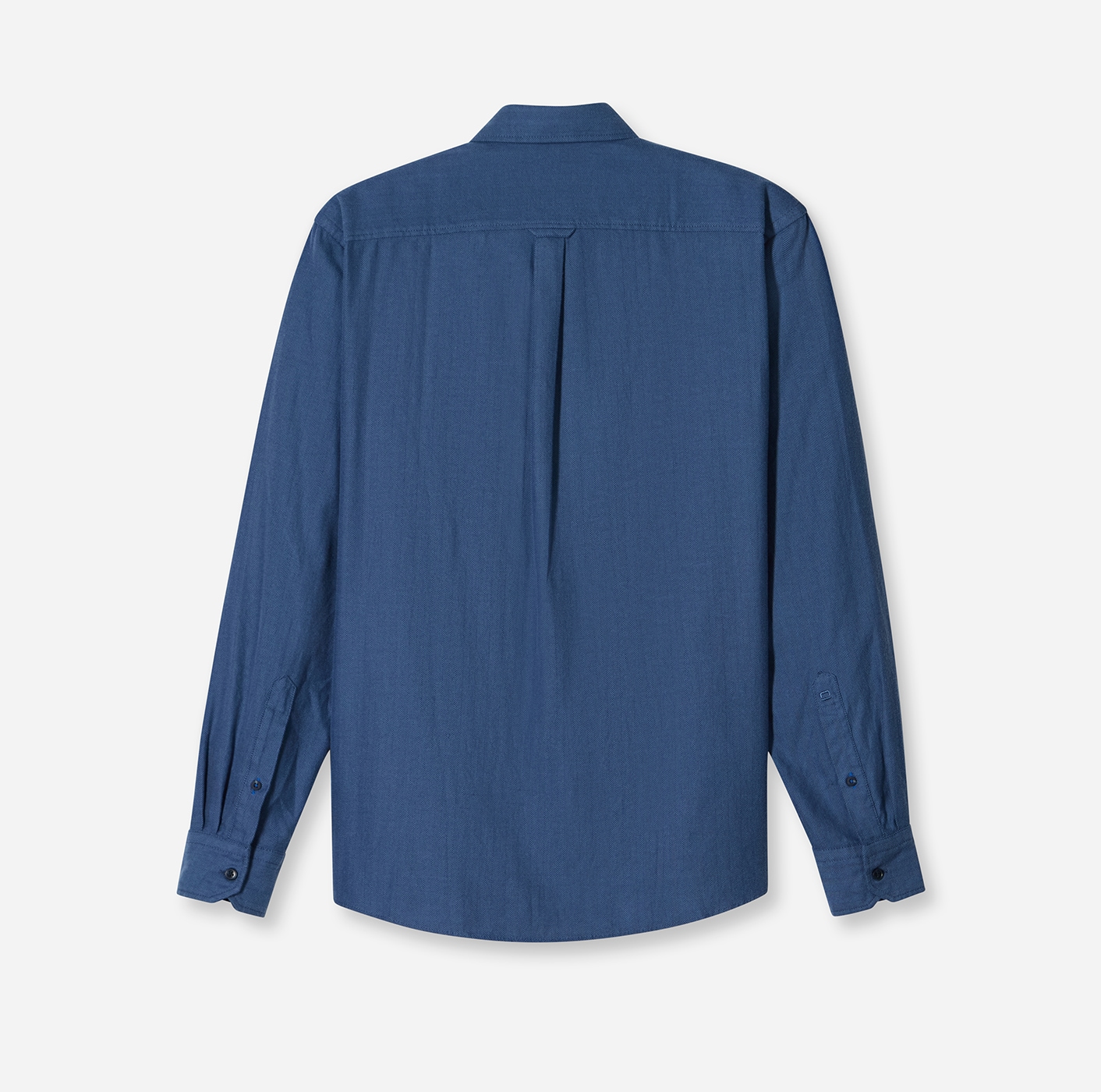 OLYMP Flanellhemd casual, modern fit, Kentkragen, unifarben