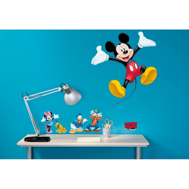 Komar Wandtattoo »Mickey and Friends«, (5 St.), 50x70 cm (Breite x Höhe), selbstklebendes  Wandtattoo online bei OTTO