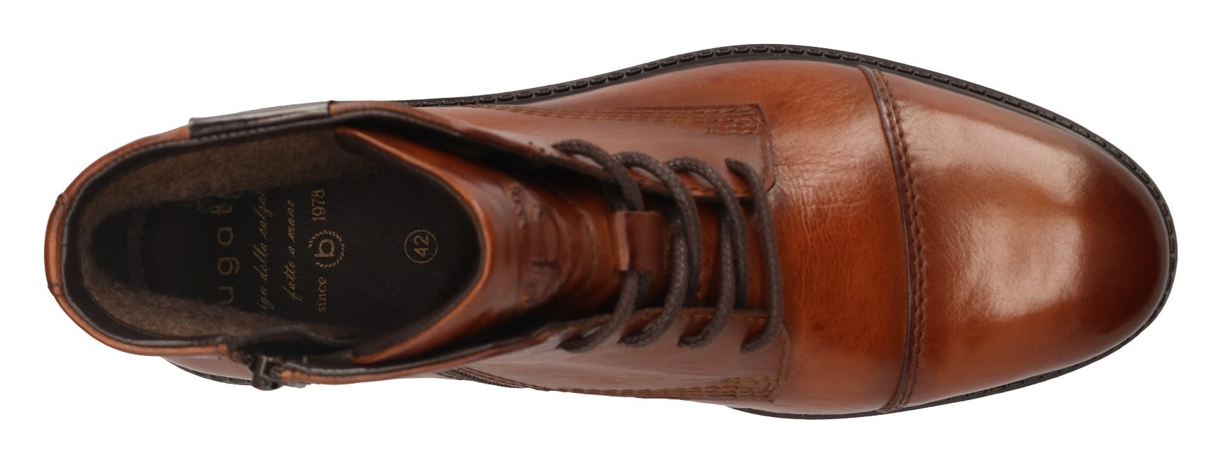 bugatti Schnürboots  Stiefel, Schnürstiefelette, Business-Boots mit Reißverschluss