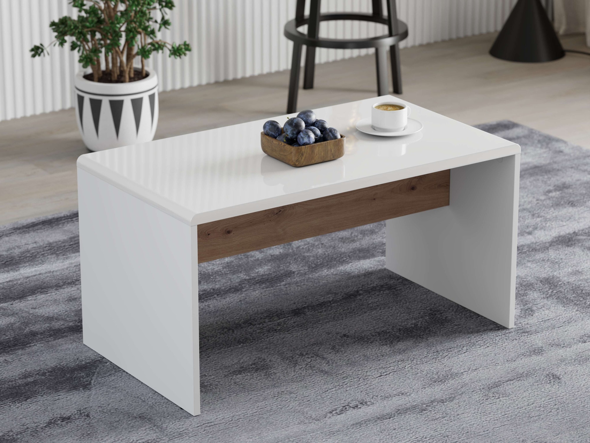 Home affaire Couchtisch »Sedico, Wohnzimmertisch, Sofatisch, Beistelltisch, Kaffeetisch« Moderner Couchtisch: Eine Größe, zwei Farben – ideal für kleine Räume