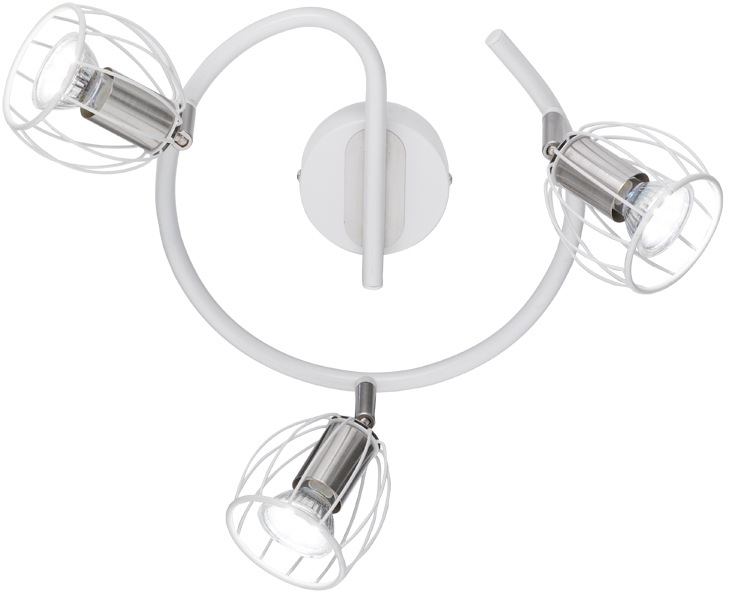 TRIO Leuchten LED Deckenleuchte »EVIAN«, GU10, LED Deckenlampe