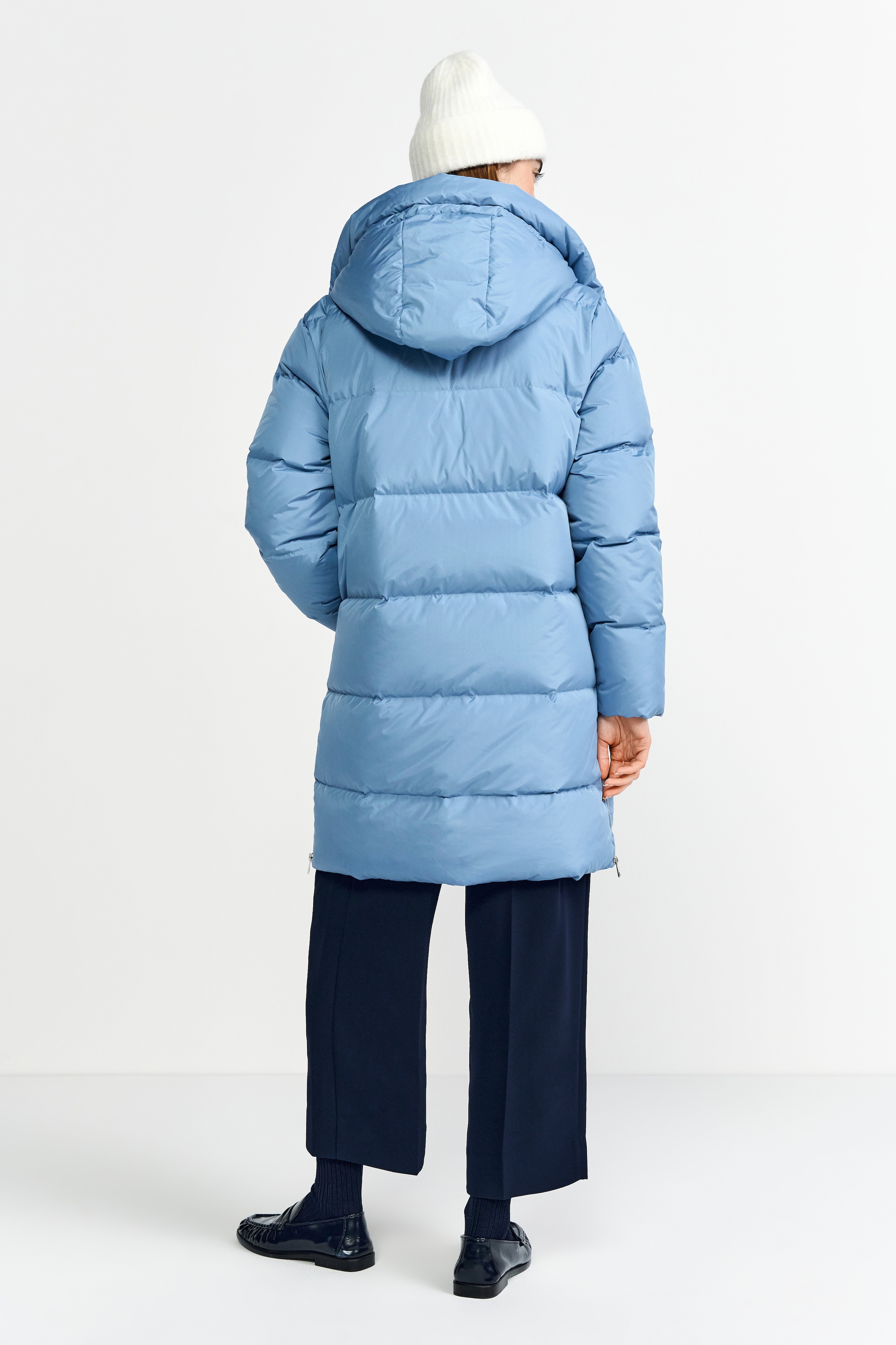 RICHROYAL Steppmantel oversized, mit Reißverschlüssen an den Seiten, Wintermantel