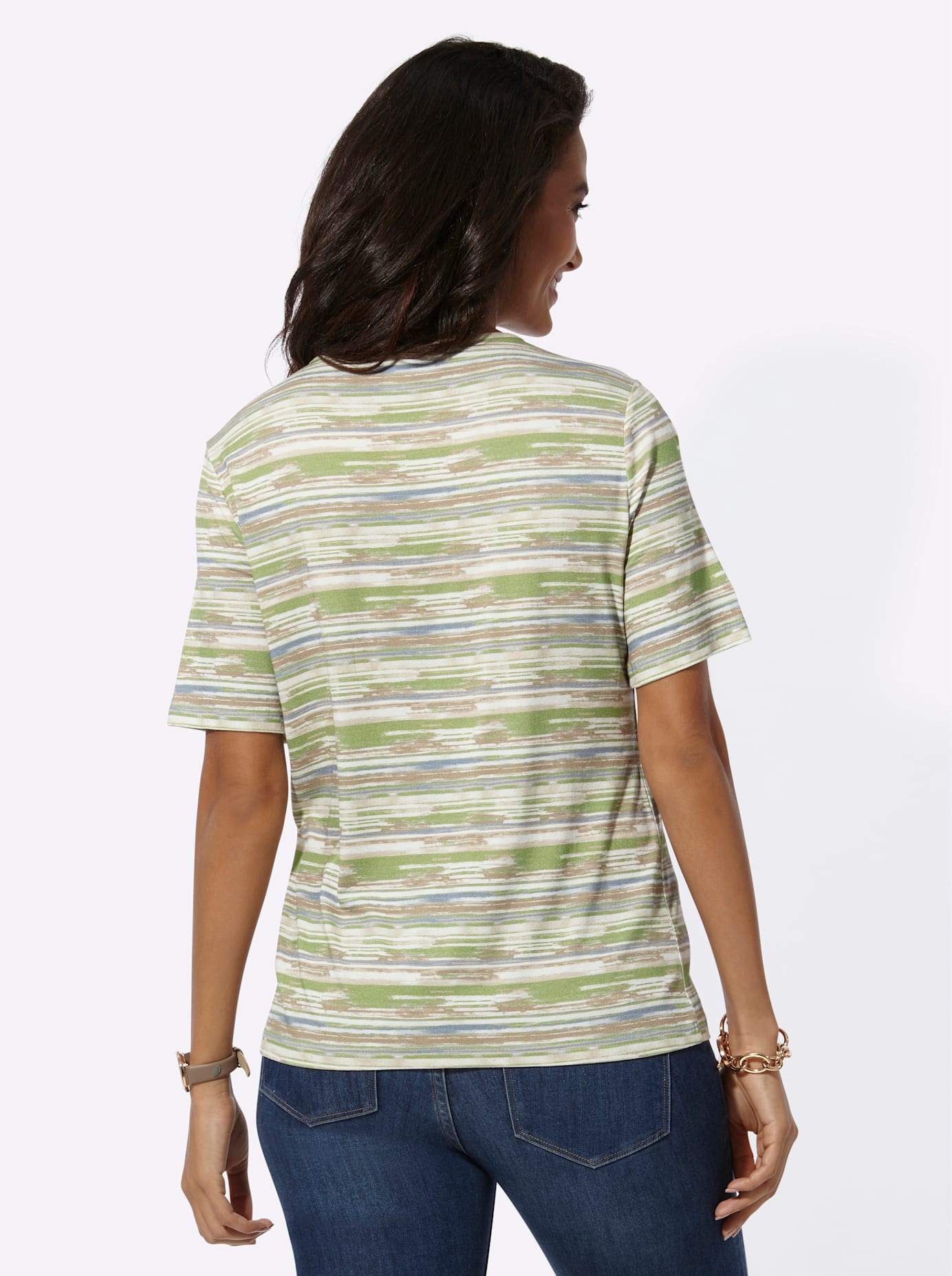 Casual Looks Rundhalsshirt »Kurzarm-Shirt«, (1 tlg.)