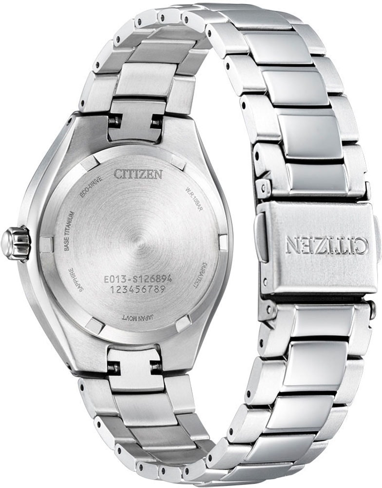Citizen Solaruhr »Super Titanium«, Armbanduhr, Damenuhr, Titanarmband,bis 10 bar wasserdicht,Saphirglas