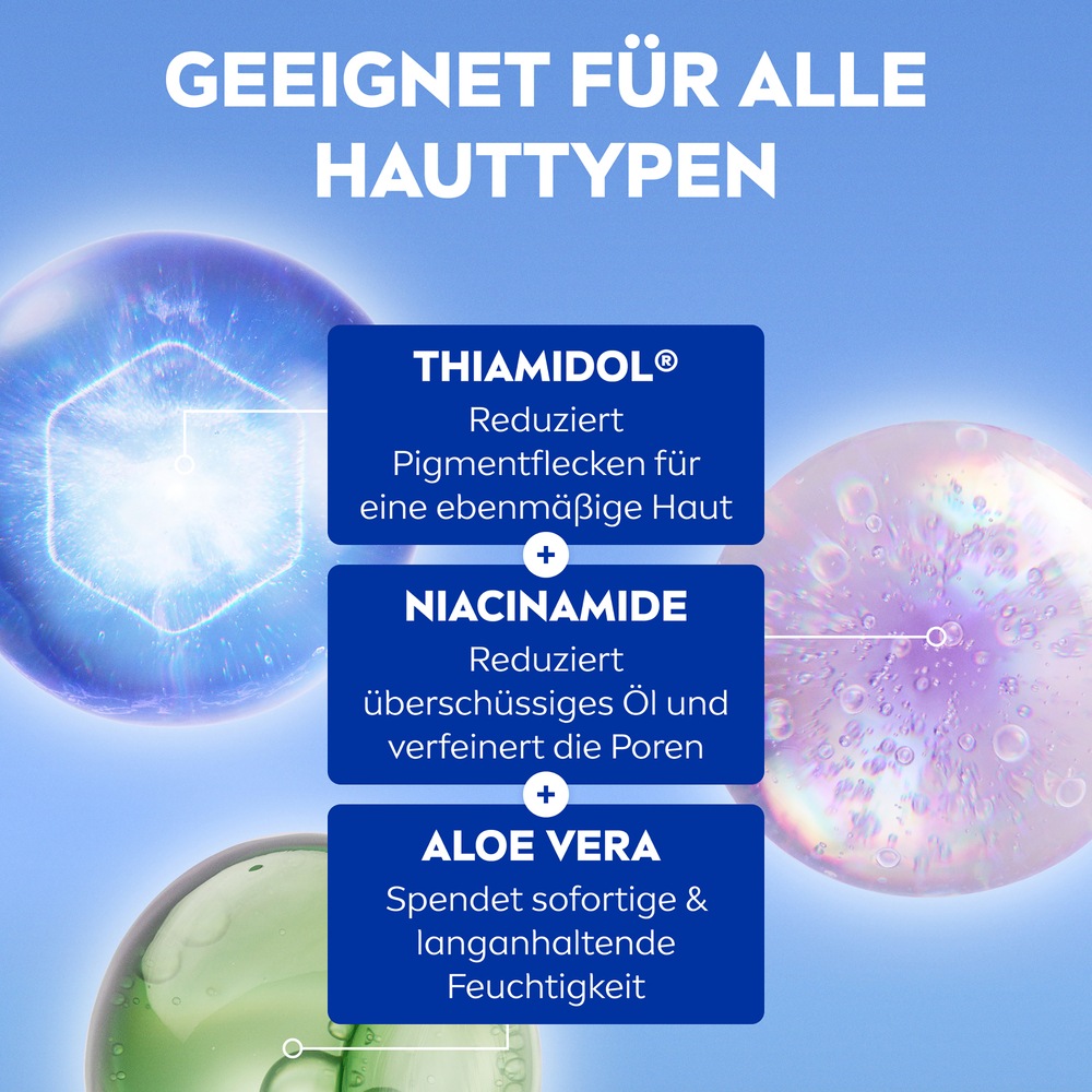 Nivea Anti-Falten-Serum »NIVEA LUMINOUS630® Skin Glow Instant Glow Serum«, leichte Textur, feuchtigkeitsspendend, pflegend
