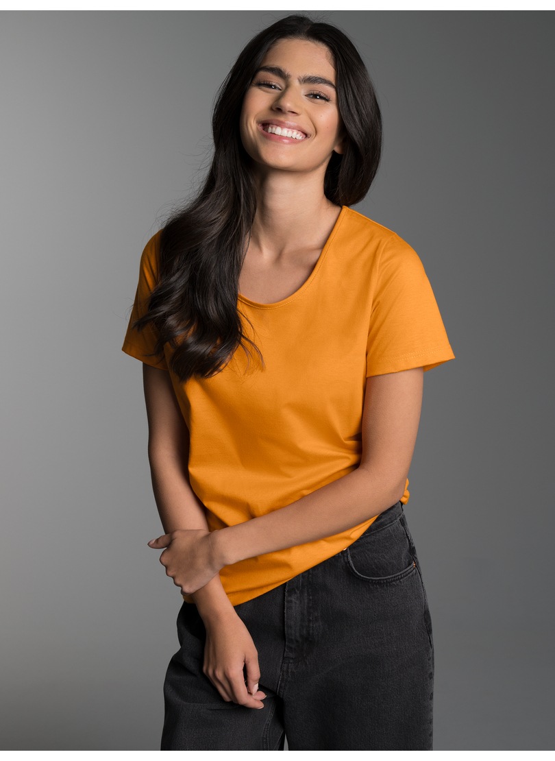 Trigema T-Shirt »TRIGEMA T-Shirt aus Biobaumwolle« 1 Stk.