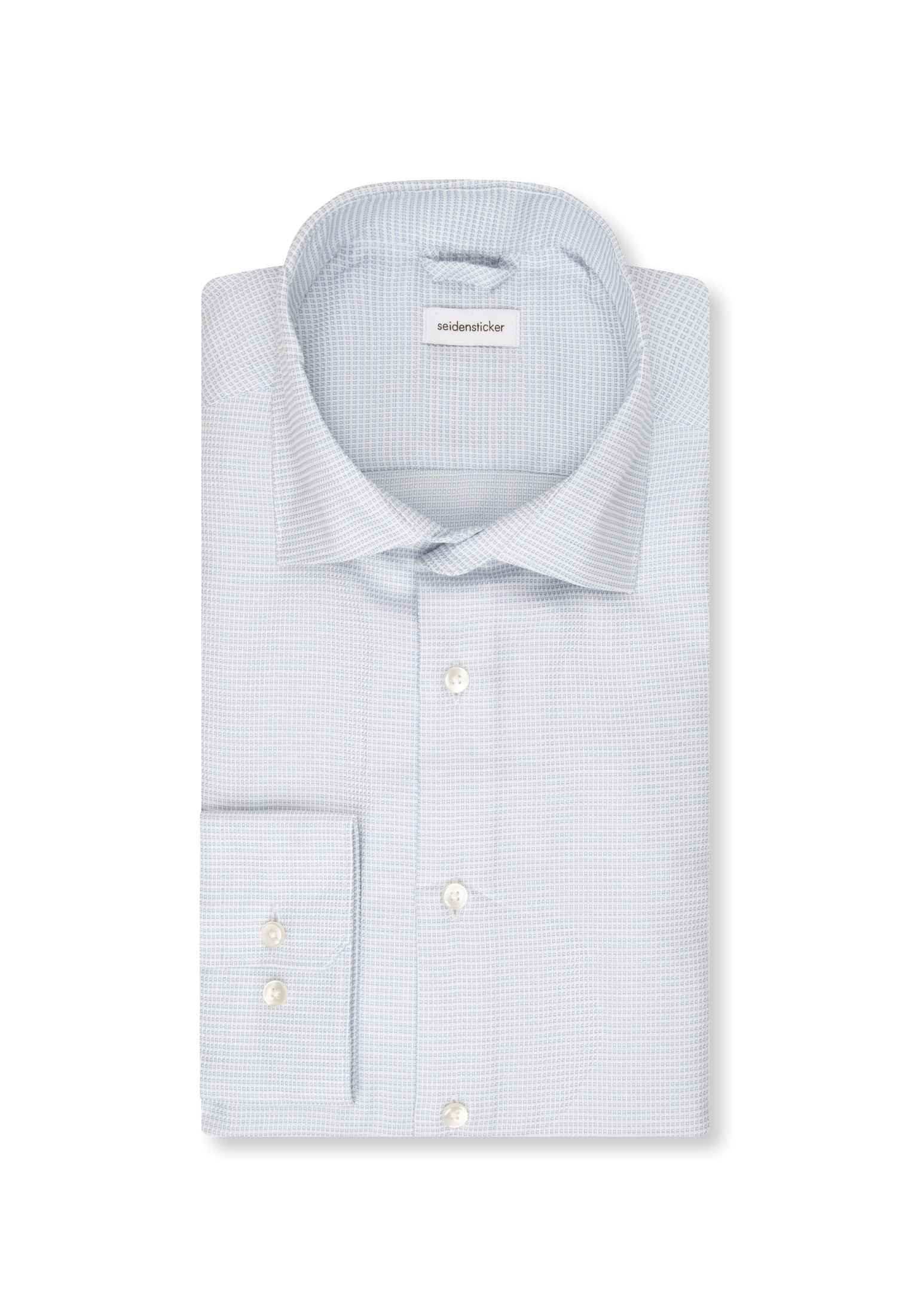 seidensticker Businesshemd »Shaped« Shaped 1/1 Kentkragen Karo