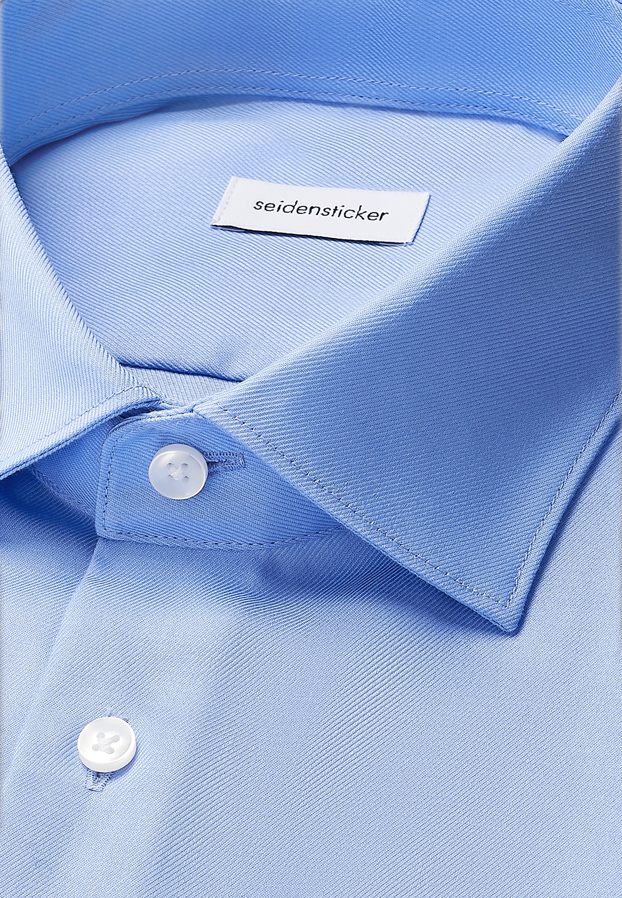 seidensticker Businesshemd »Schwarze Rose«, Shaped 1/1 Kentkragen Uni
