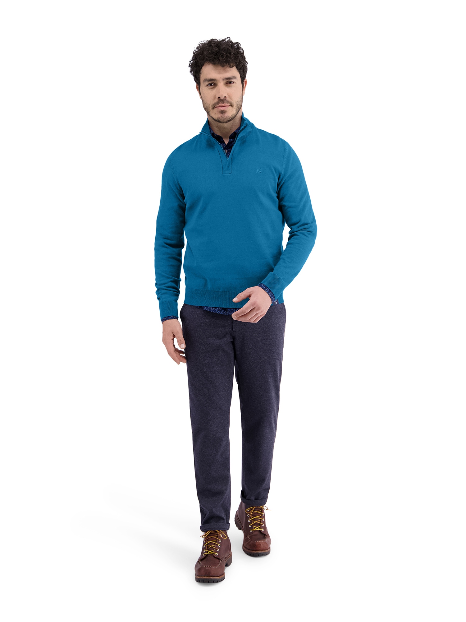 LERROS Strickpullover »LERROS Troyer in Twist-Strick«