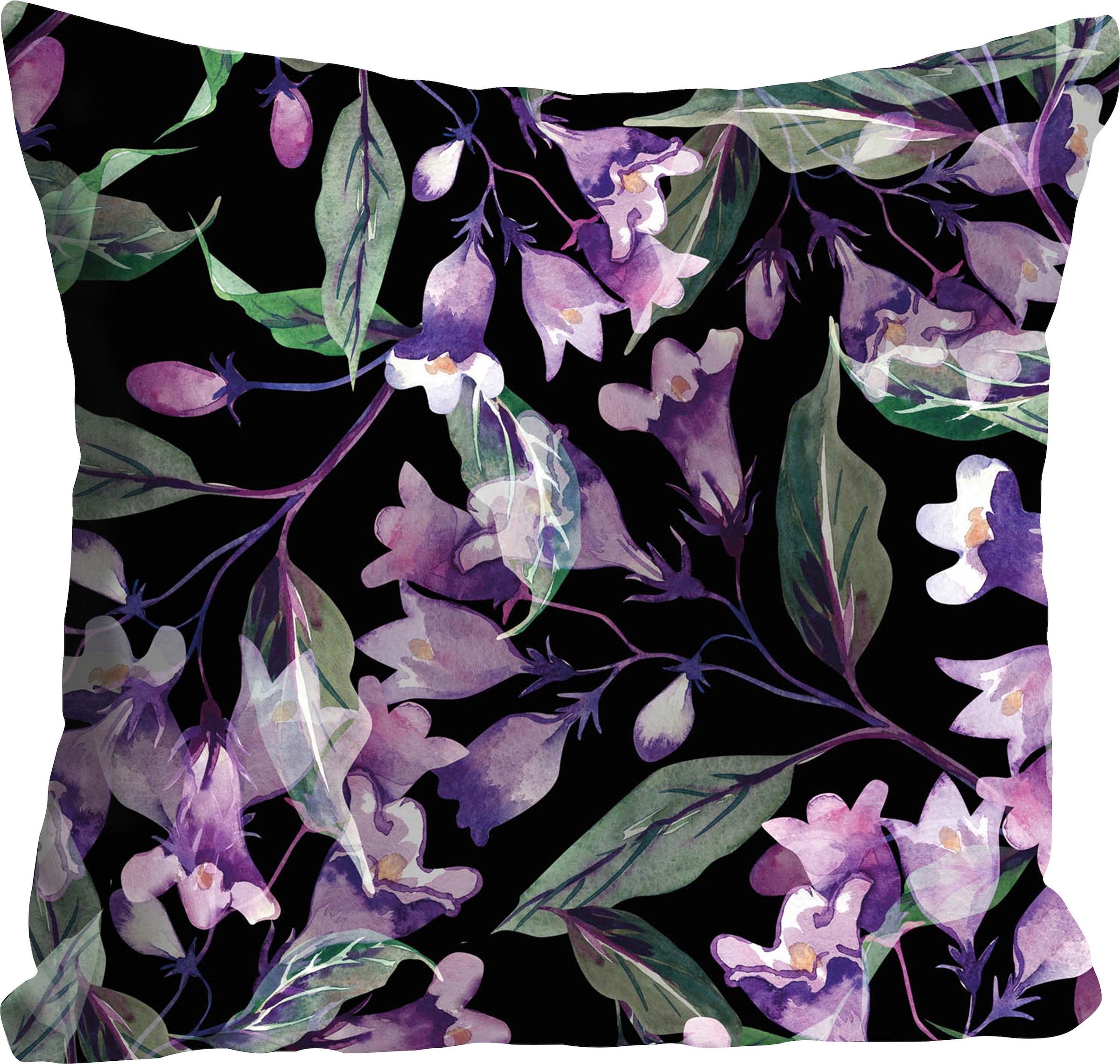 queence Dekokissen »Leticia«, Kissenhülle,Blütenmotive,Floral,Blumen,Natur,Dekorativ,Pastellfarben