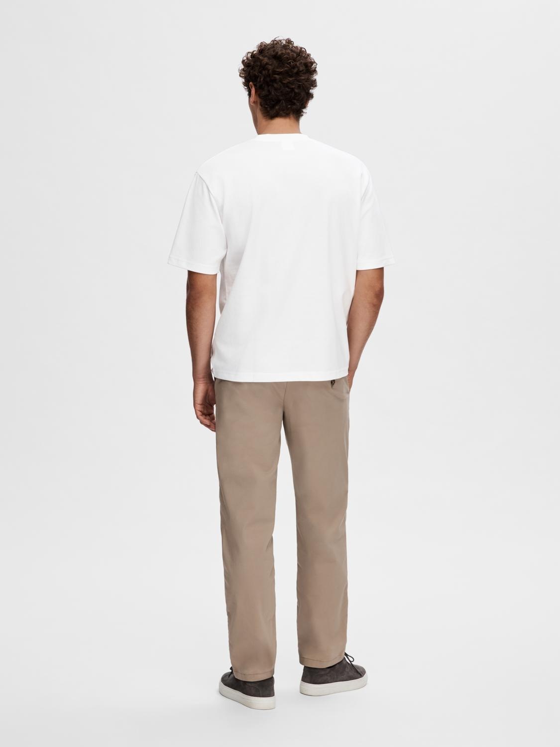 SELECTED HOMME Rundhalsshirt »SLHLOOSEOSCAR SS O-NECK TEE NOOS«