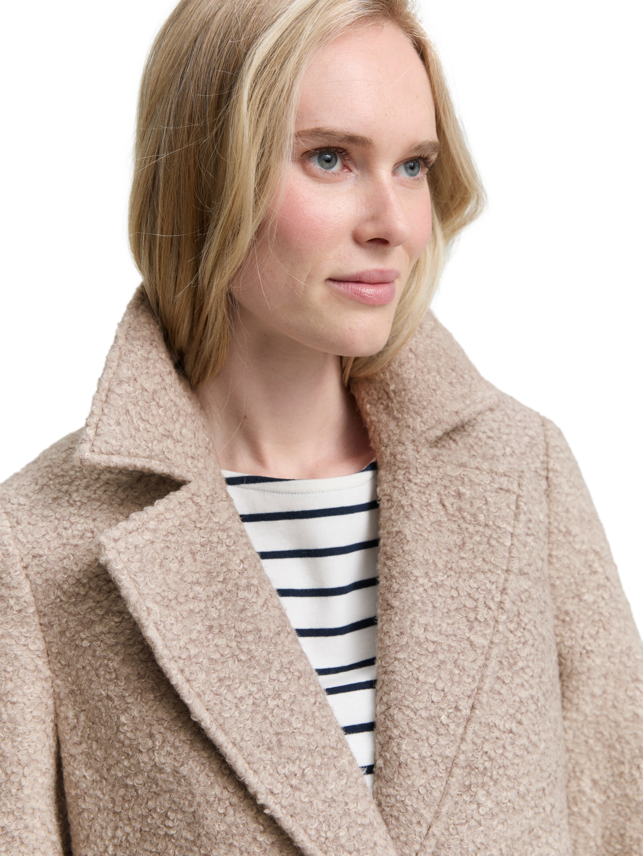 TOM TAILOR Langmantel , mit Reverskragen
