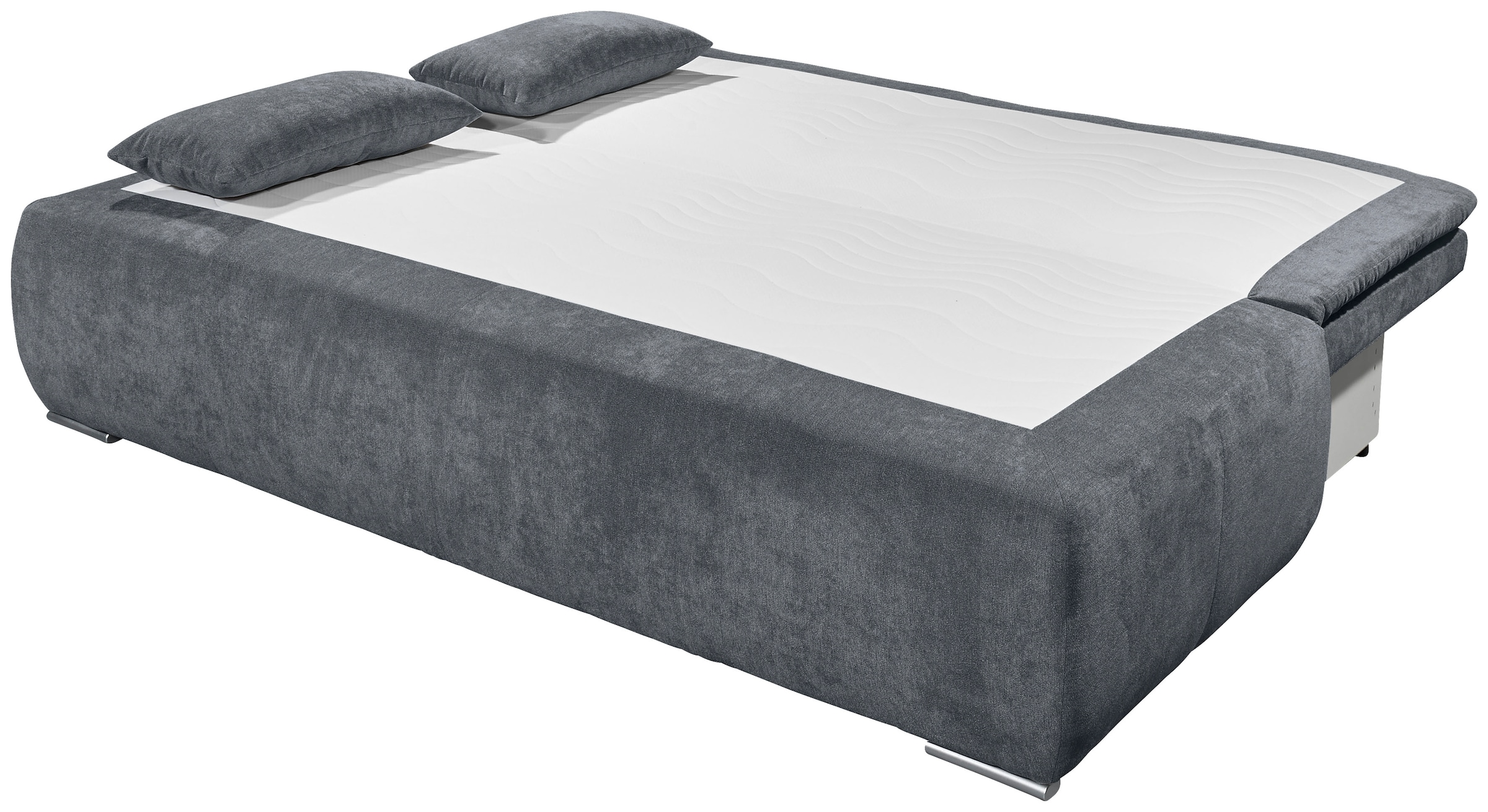 ED EXCITING DESIGN Schlafsofa »Jana«, mit Bettfunktion und Bettkasten, sowie Rücken- und Armlehnkissen