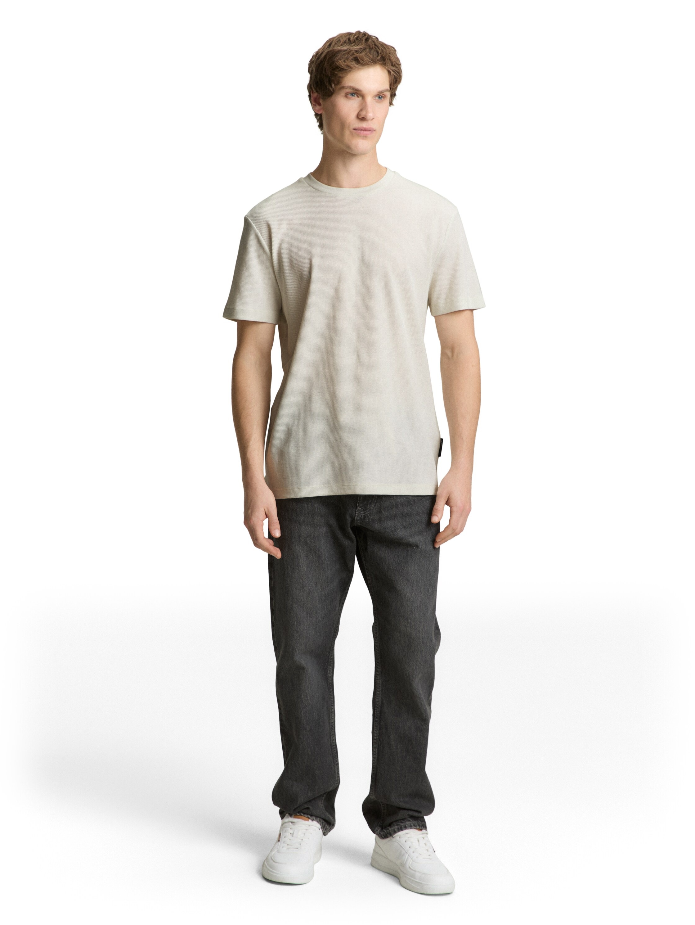 TOM TAILOR Denim T-Shirt in Piqué-Qualität