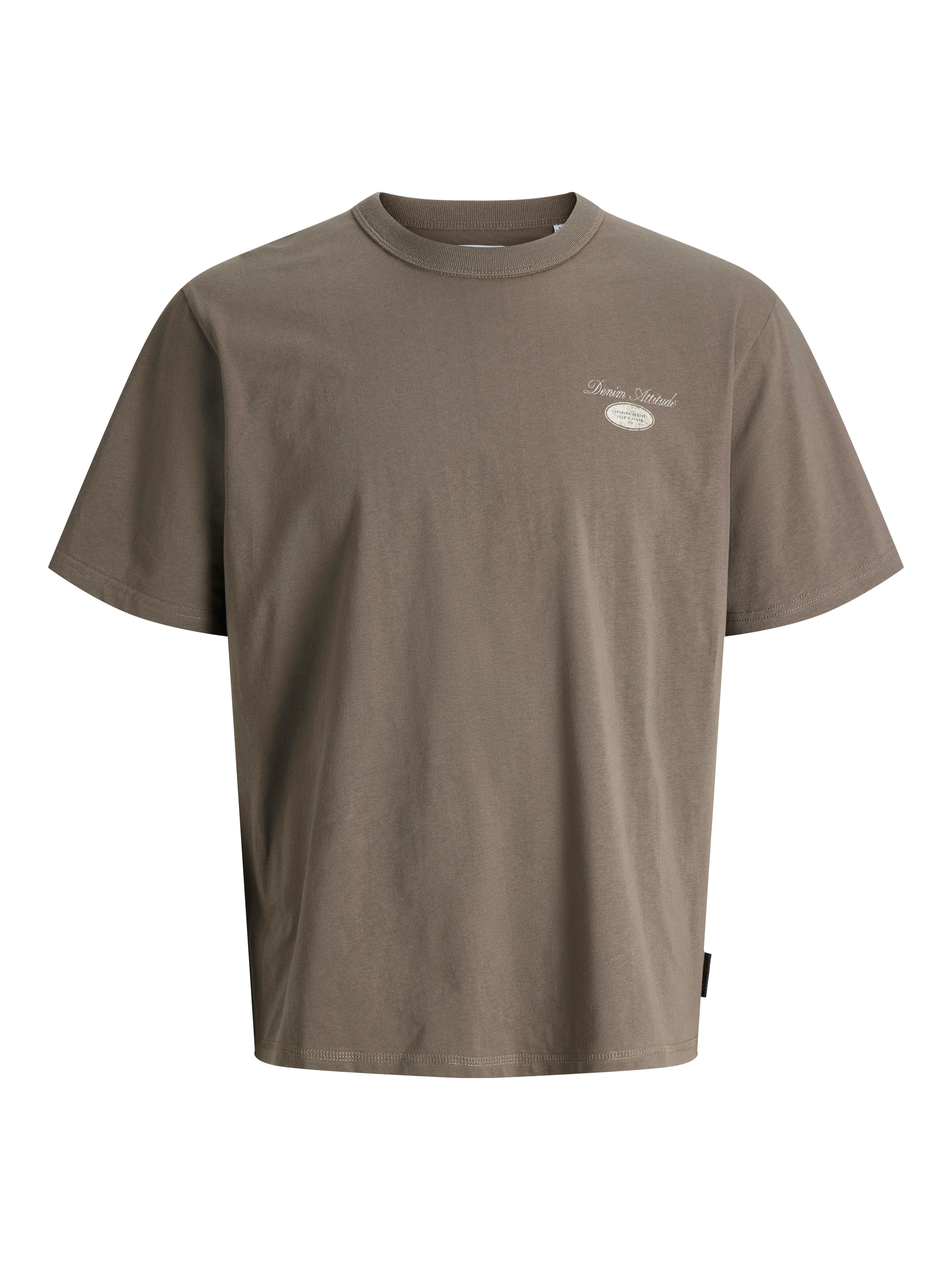 Jack & Jones Rundhalsshirt »JJEDOVER GRAPHIC TEE SS CREW NECK SN« Baumwolle, relaxed fit