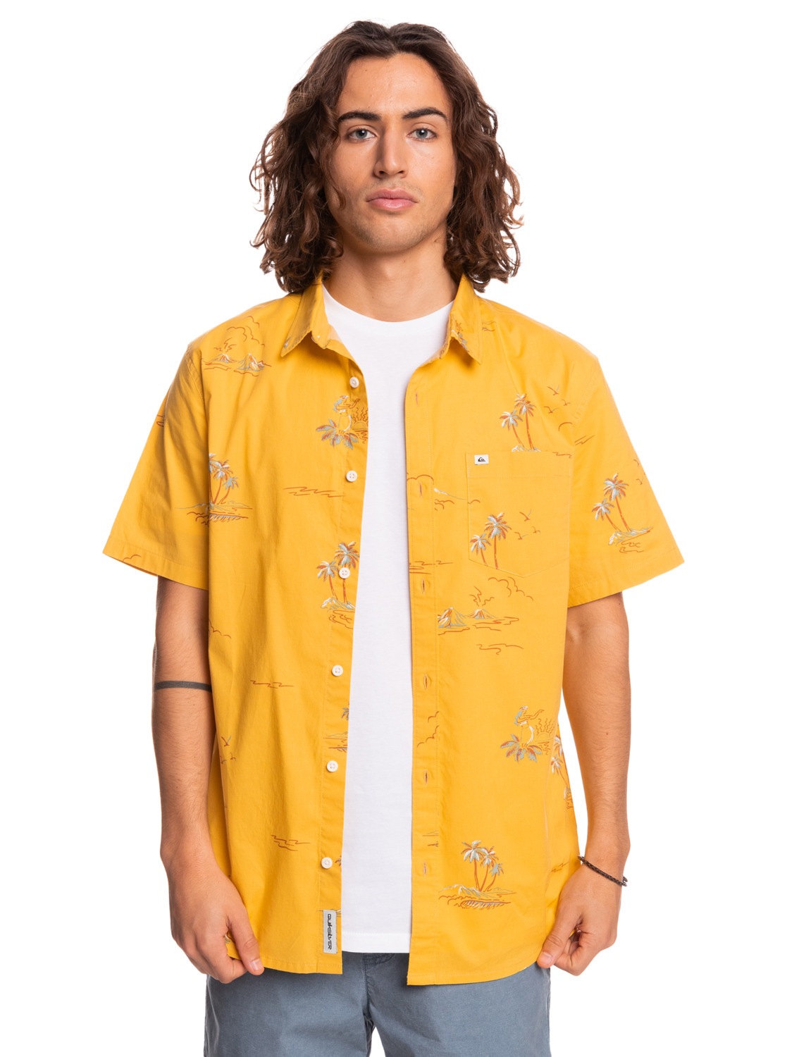 Quiksilver Kurzarmhemd »Island Time Stretch«