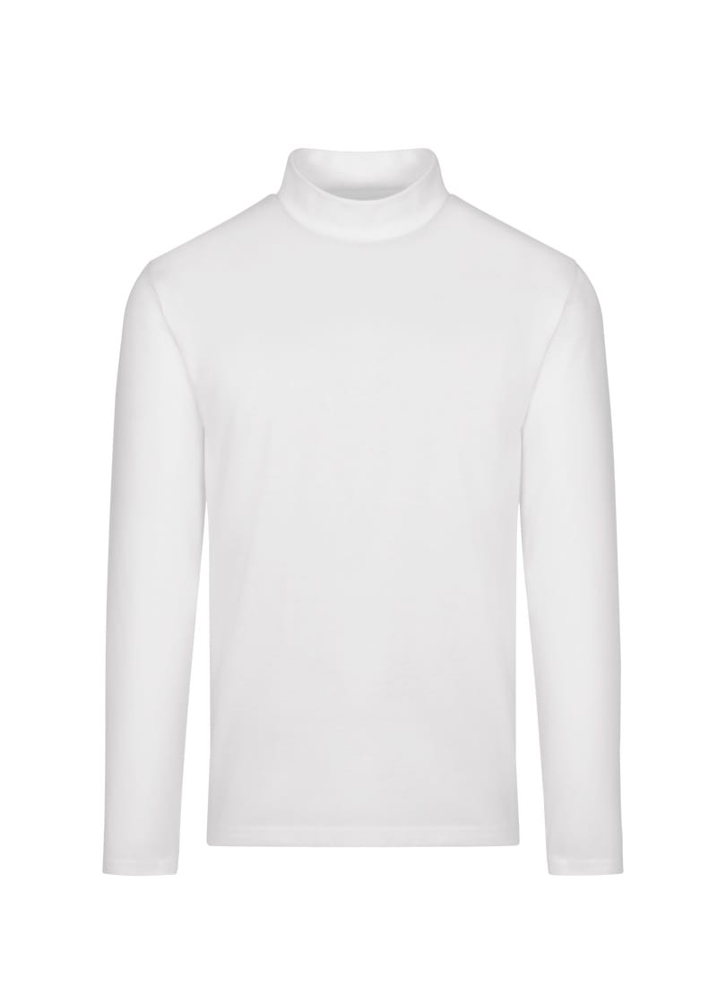 Trigema Longsleeve »TRIGEMA Langarm Shirt mit Stehkragen« 1 Stk.