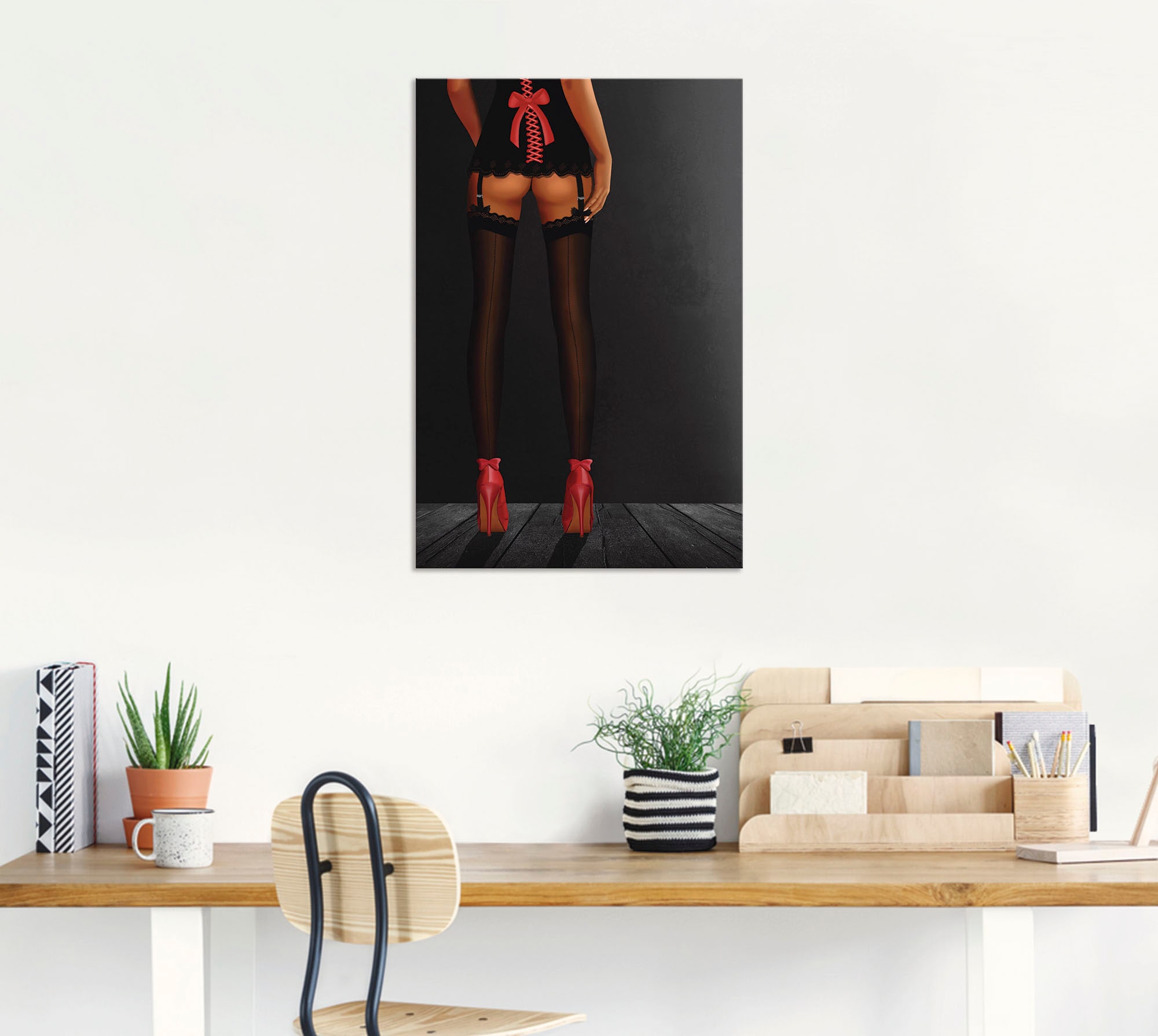 Artland Wandbild »Sexy Beine in High Heels«, Frau, (1 St.), als Alubild, Outdoorbild, Leinwandbild, Poster in verschied. Größen