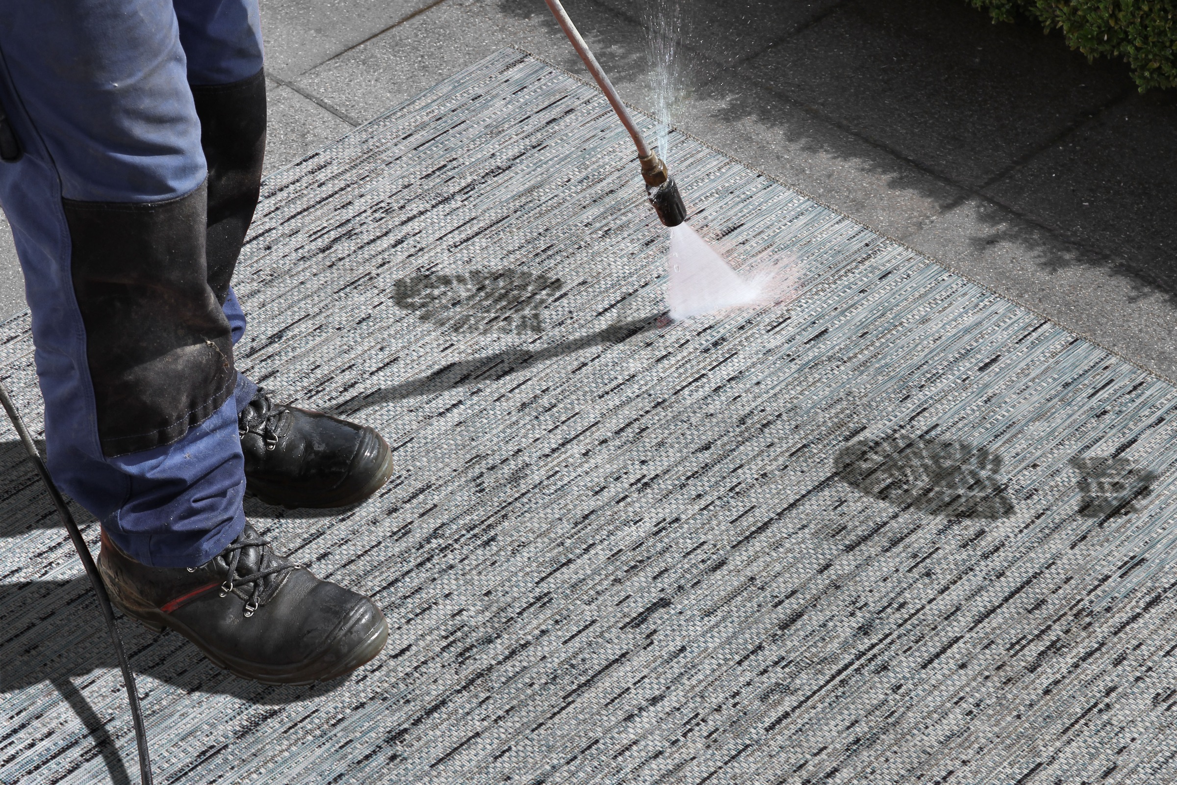 ELLE DECORATION Teppich »Laval«, rechteckig, 3 mm Höhe, In-und Outdoor geeignet, Strapazierfähig und pflegeleicht, Flachgewebe