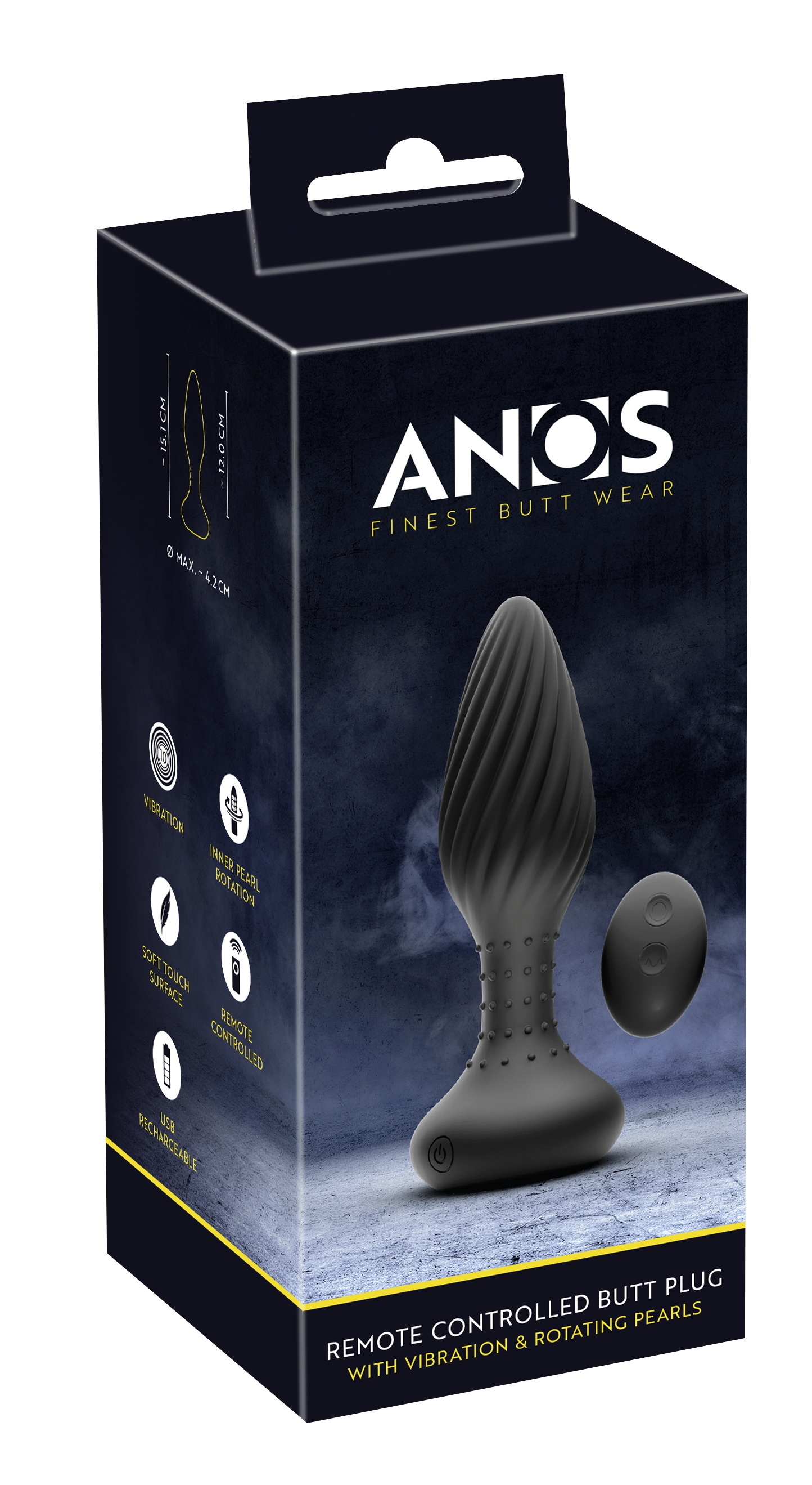 ANOS Anal-Stimulator »Analplug Remote Controlled Butt Plug«