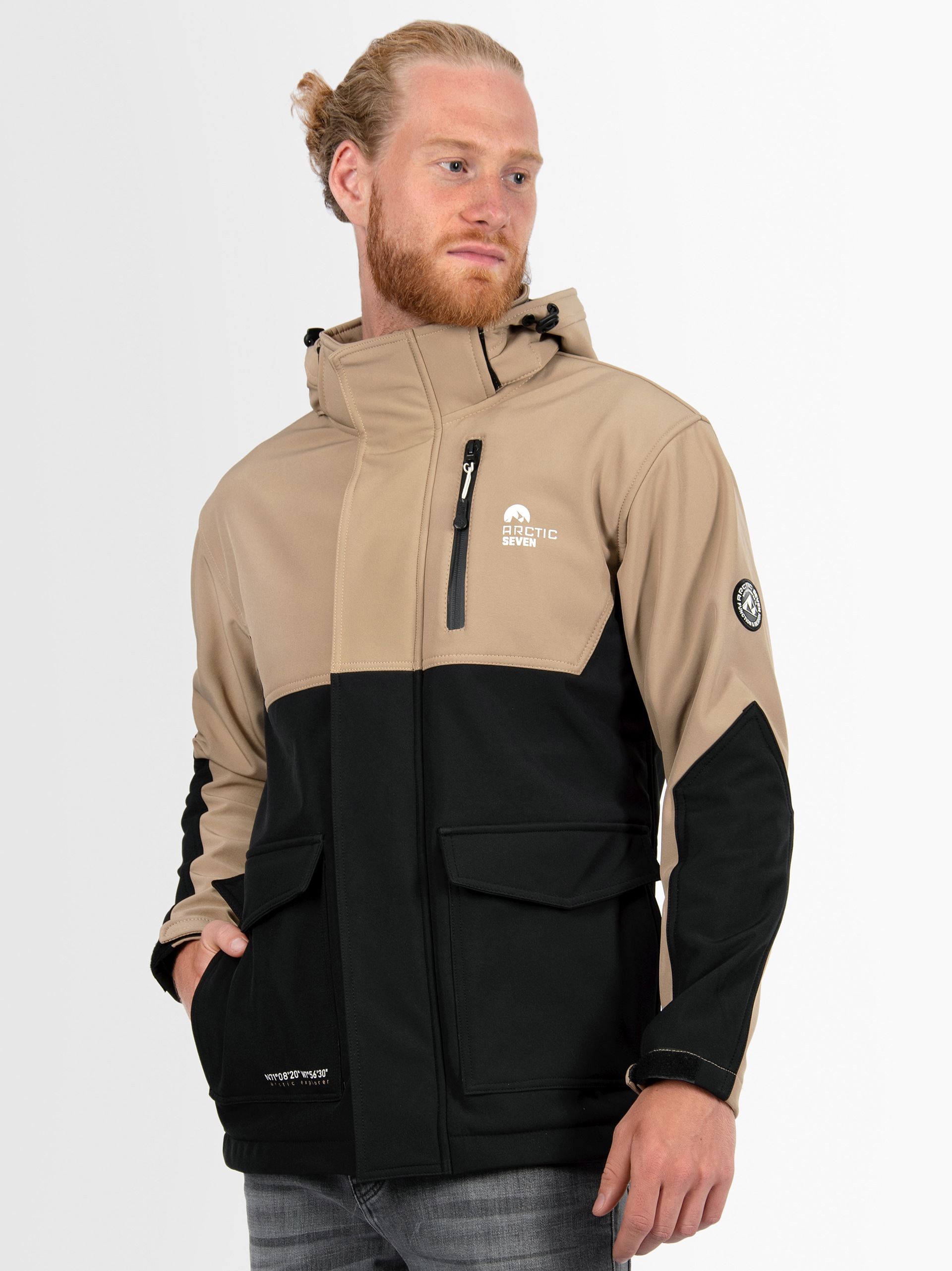 Arctic Seven Softshelljacke »Arctic Seven Herren Softshell Jacke AS303«
