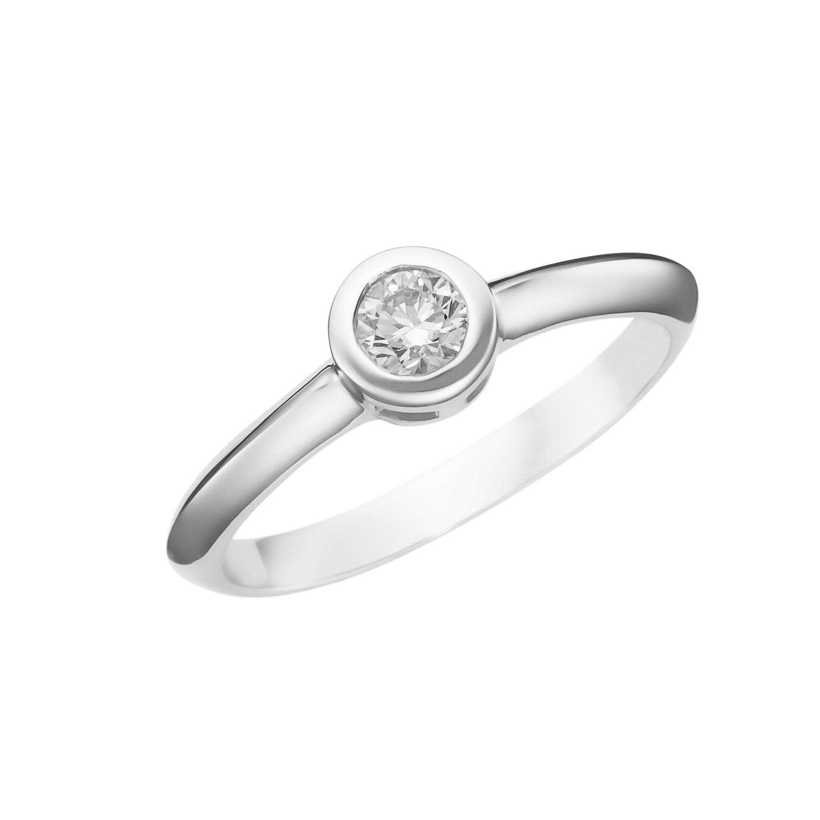 Diamantring »Ring mit Brillant in Zargenfassung, Gold 585«