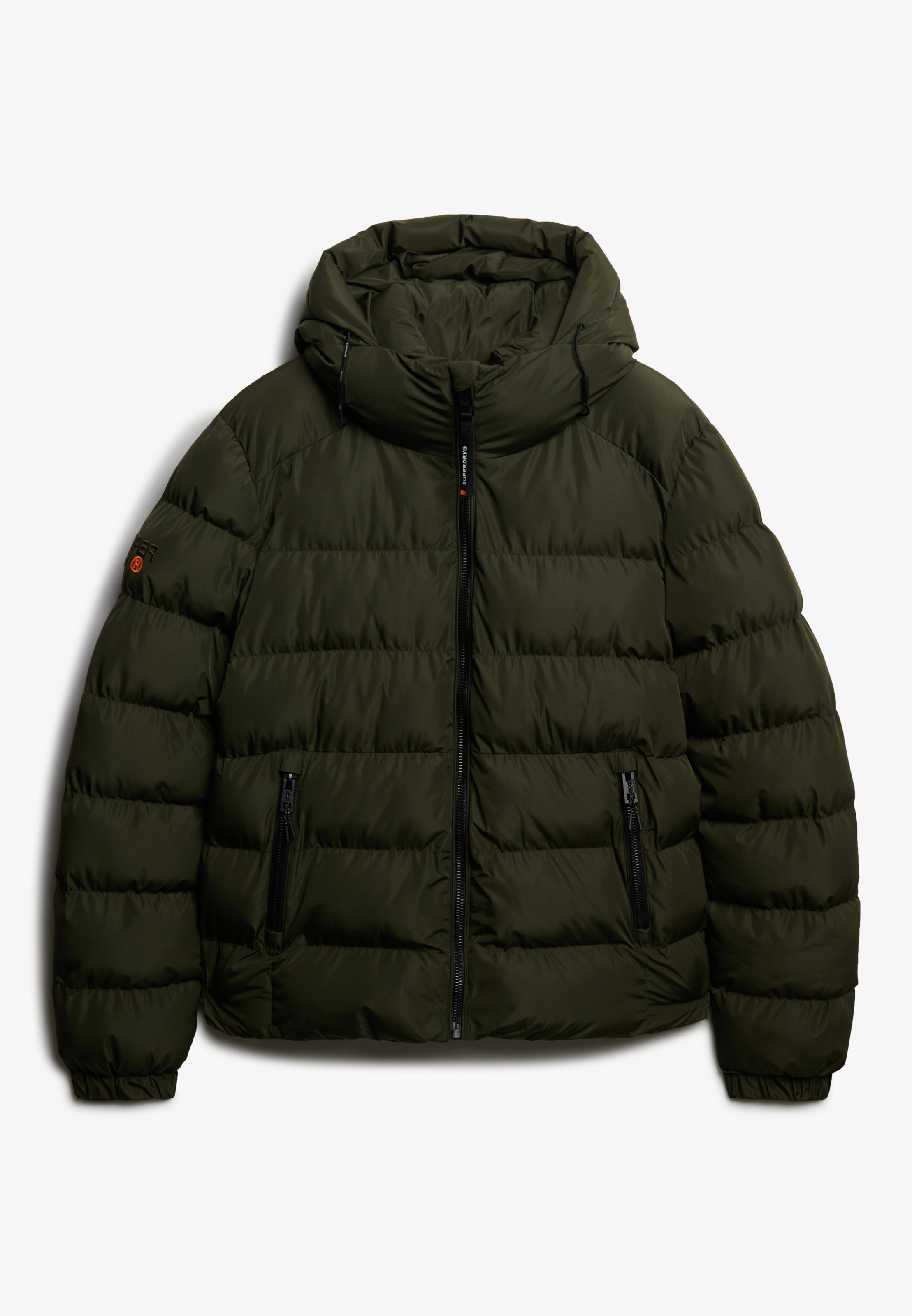 Superdry Steppjacke »HOODED SPORTS PUFFER JACKET« mit Kapuze Kunstfaser, relaxed fit