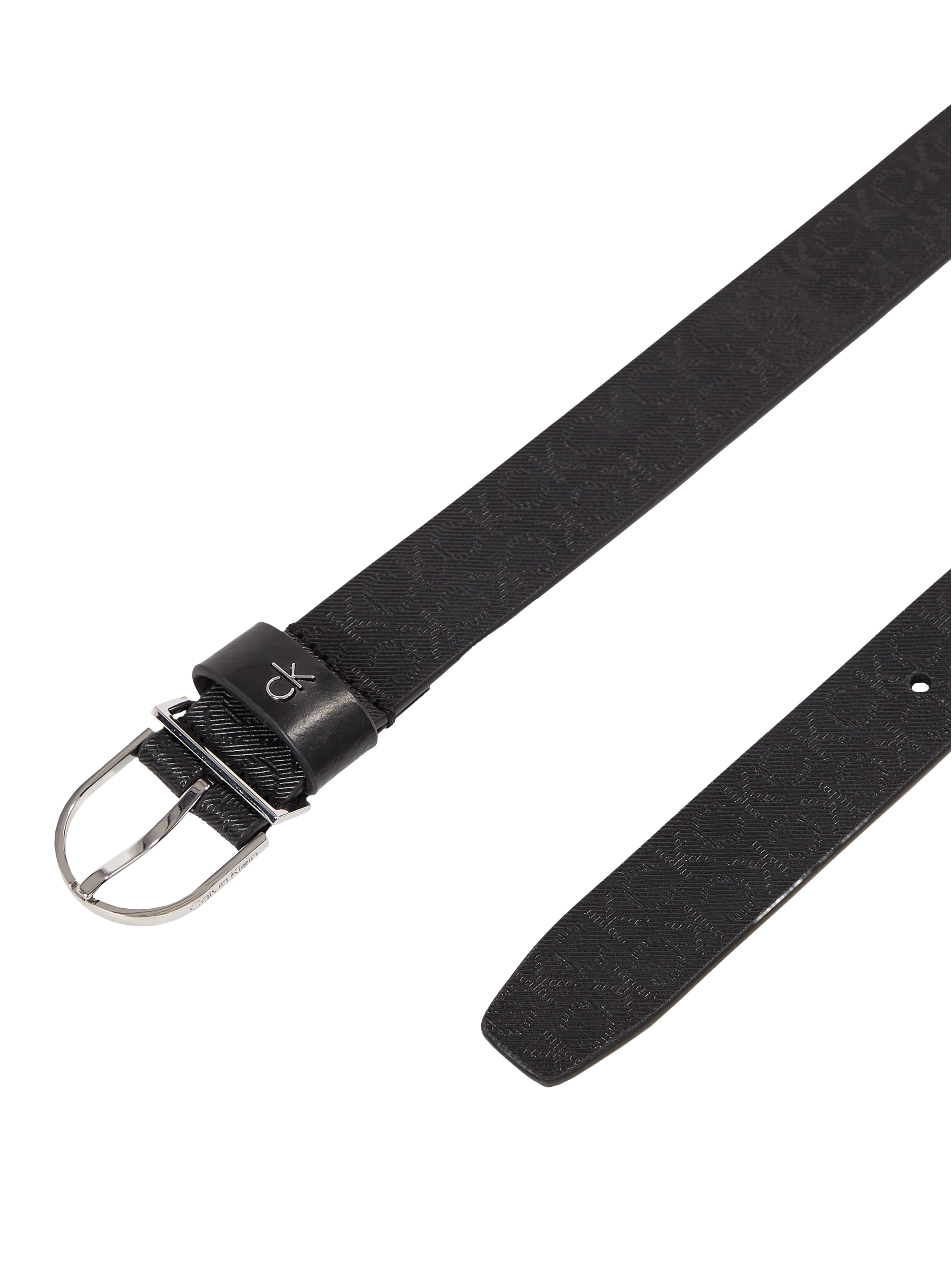 Calvin Klein Ledergürtel »CK METAL ROUND BUCKLE 2.5_MONO«