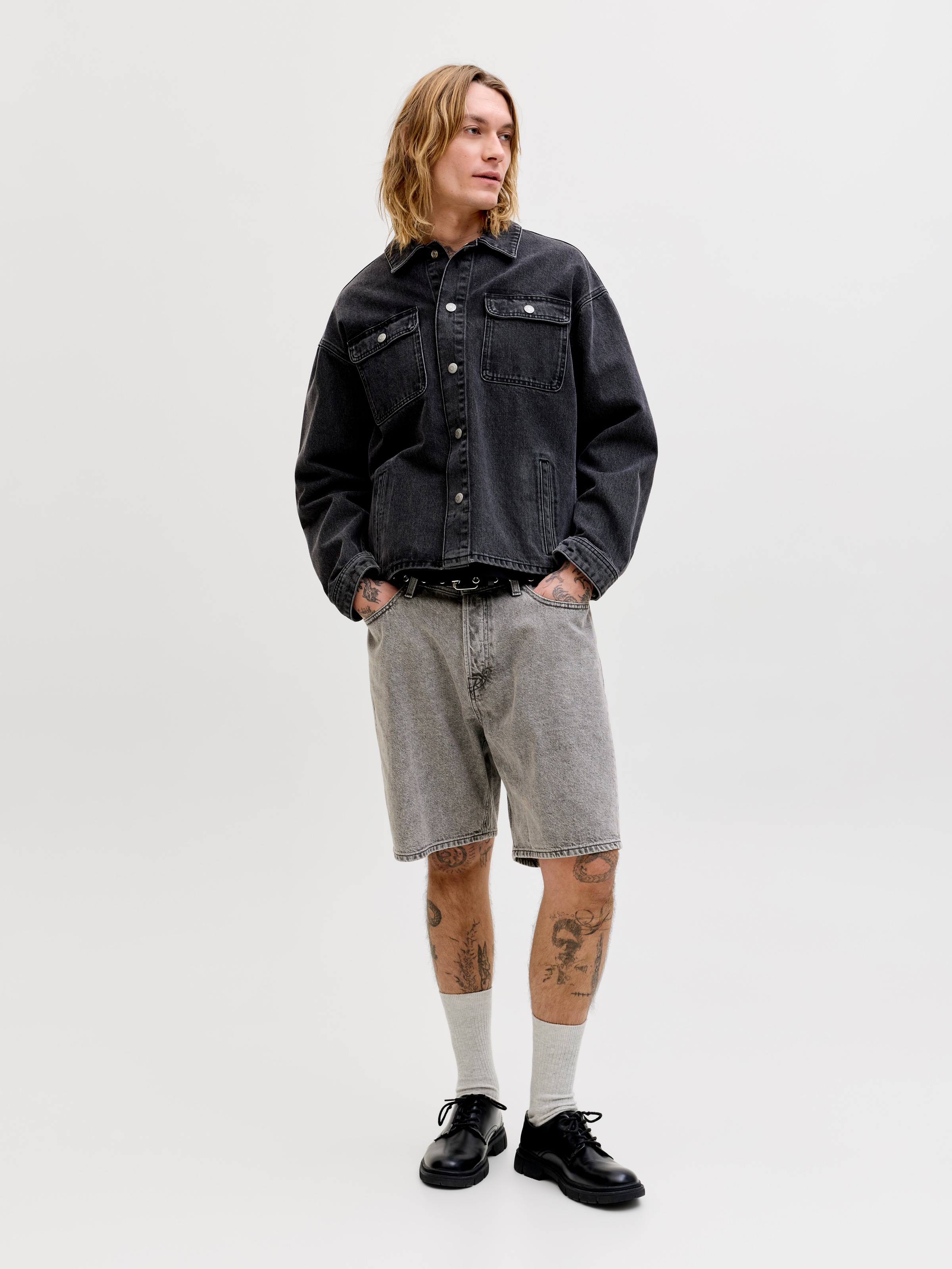 Jack & Jones Jeansshorts »JJITONY JJORIGINAL SHORTS AM 460 SN« Baumwollmischung, relaxed fit