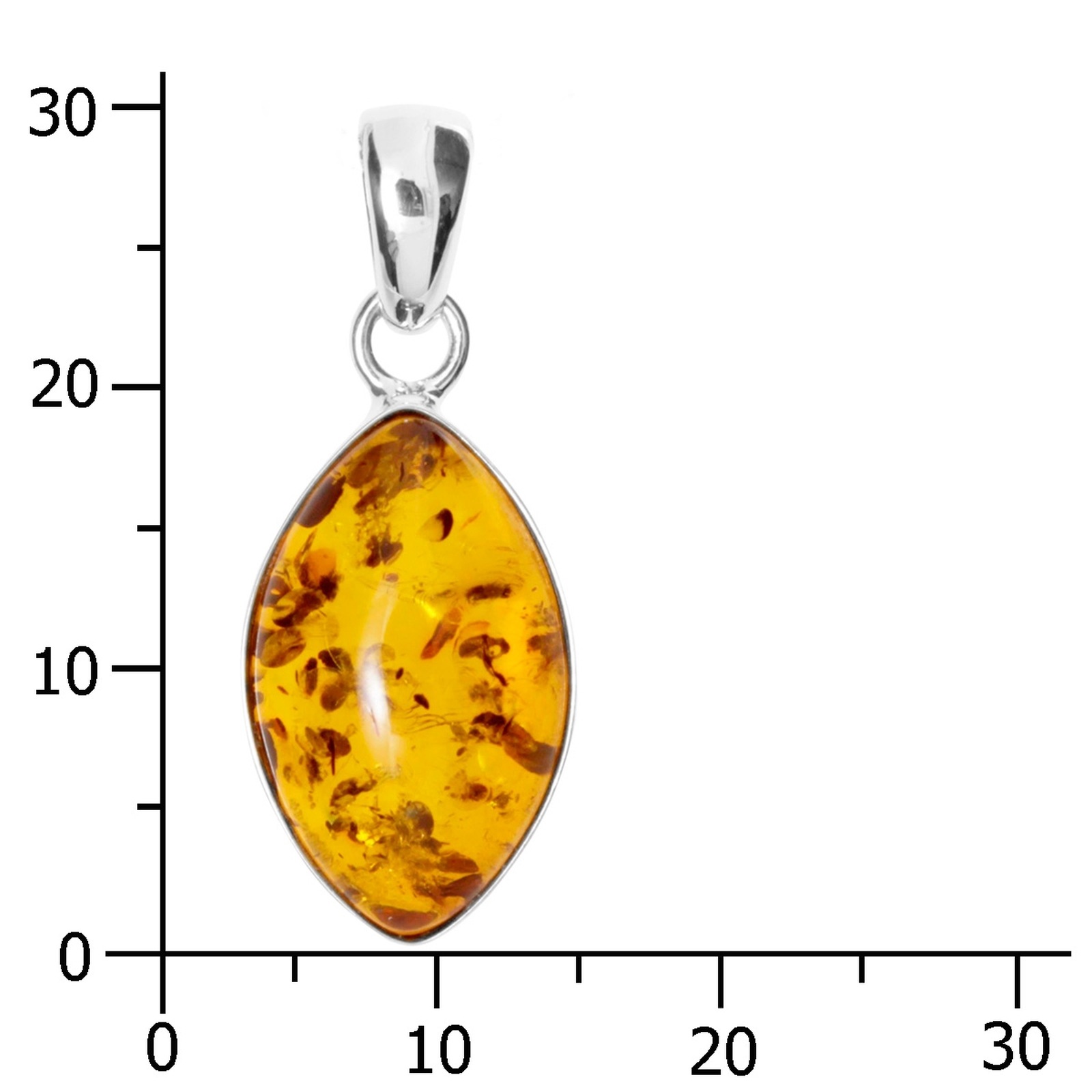 OSTSEE-SCHMUCK Kettenanhänger »- Macy - Silber 925/000 - Bernstein«