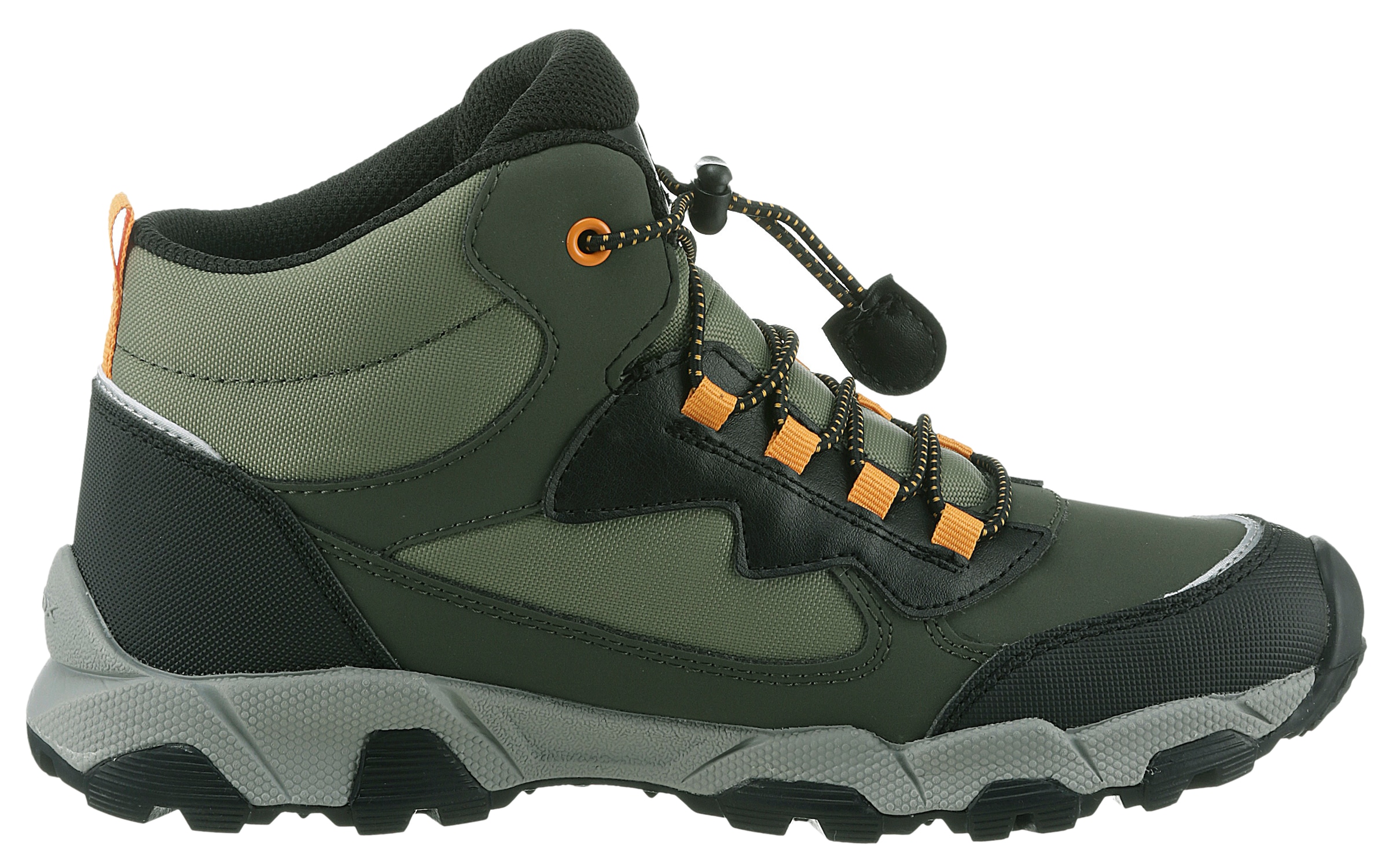 Geox Sneaker »J MAGNETAR BOY B ABX«, Trekkingboots, Schnürboots, Kindergartenschuh mit Schnellverschluss